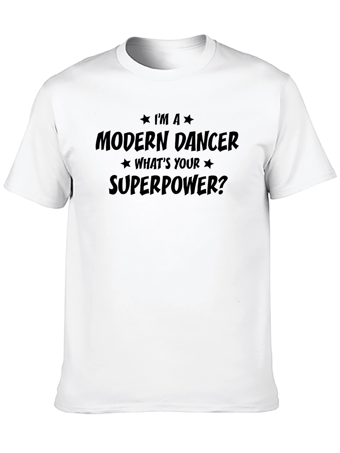 Black Modern Dancer Superpower T-Shirt - Black view 10