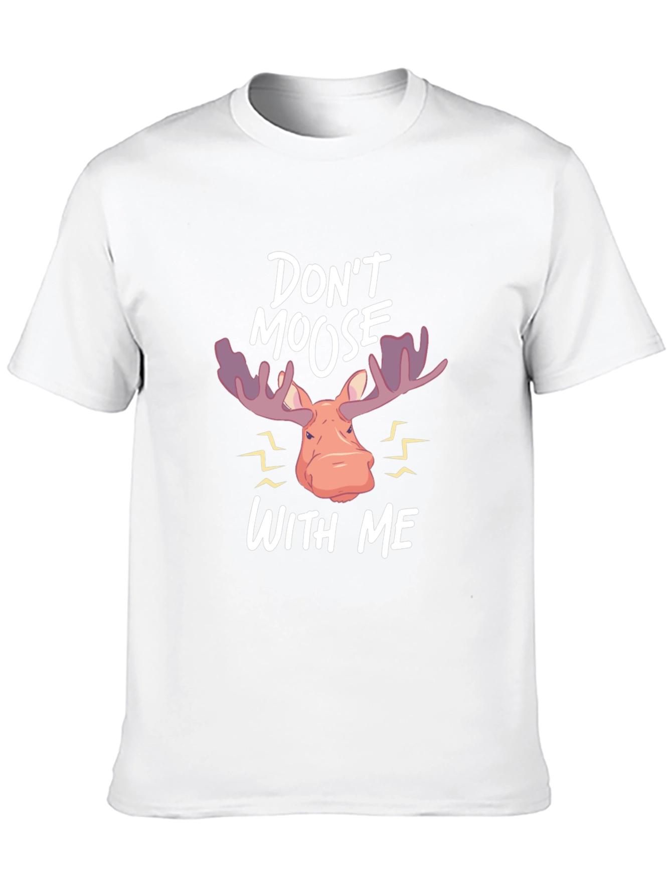 Black Don't Moose With Me T-Shirt view 10