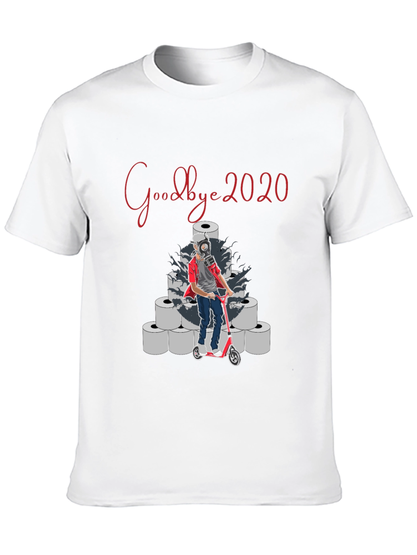 Black Goodbye 2020 Pandemic T-Shirt view 10