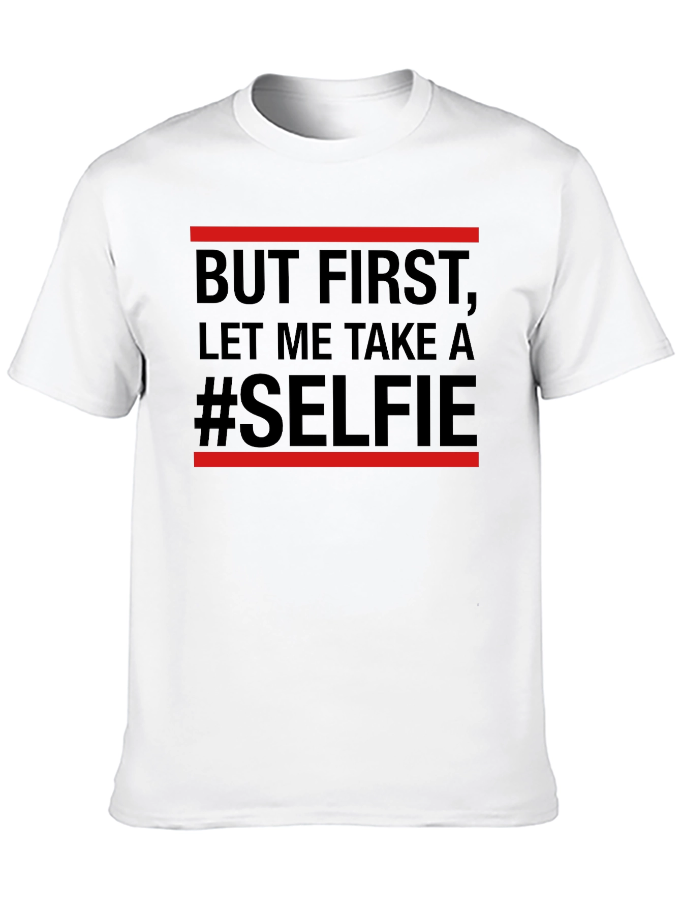Black But First Selfie Graphic Tee view 10