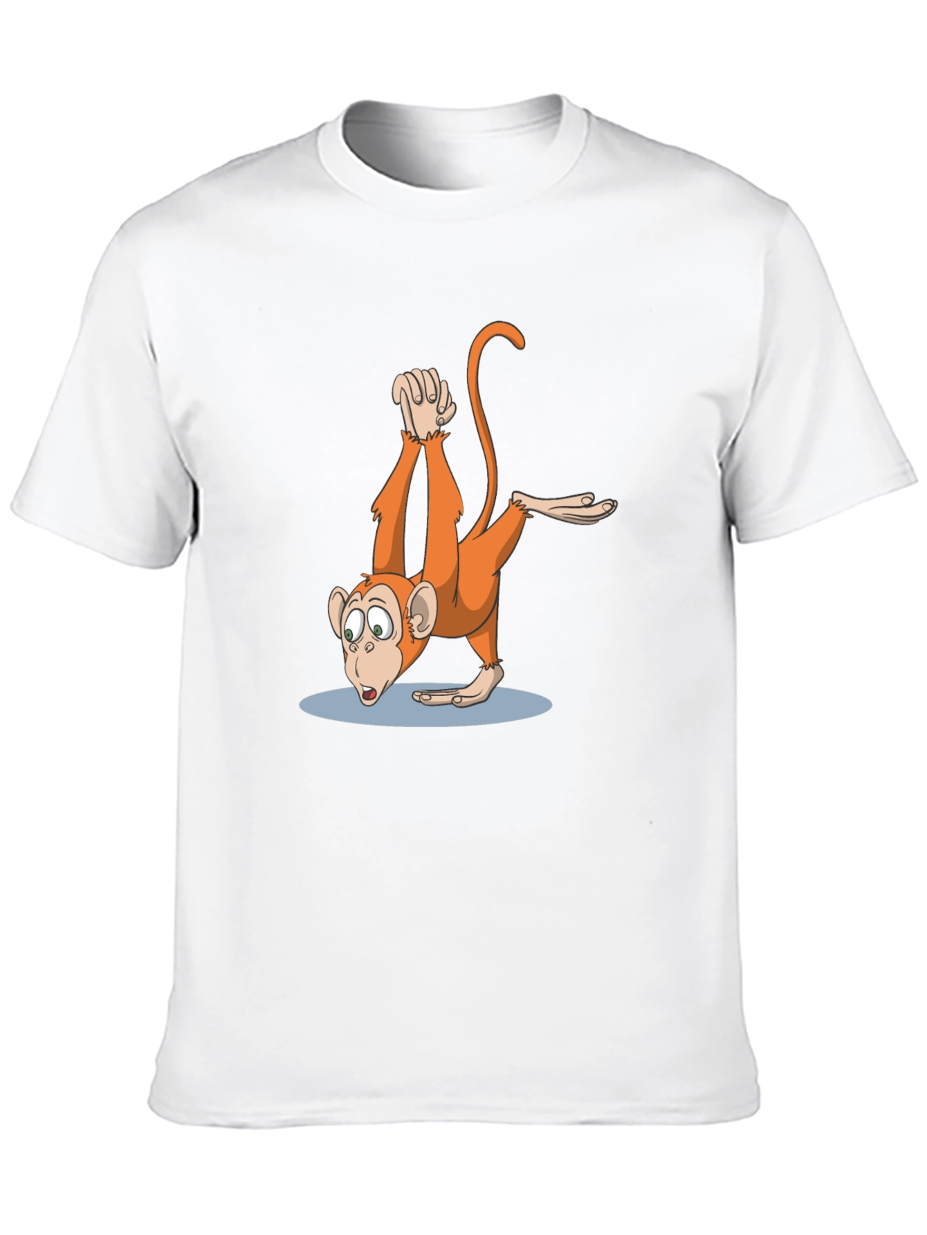 Black Monkey Cartoon Graphic Tee - Black view 10