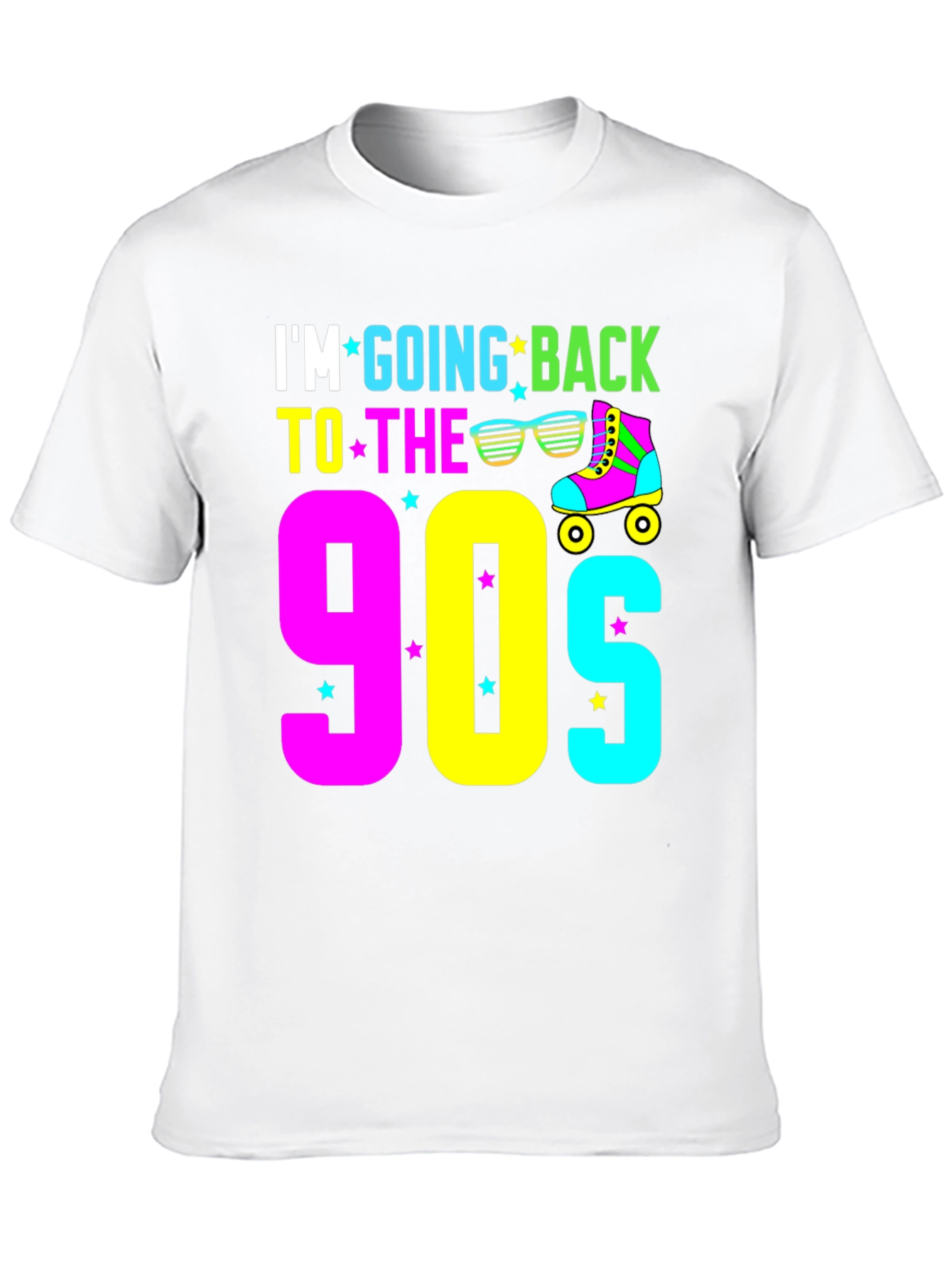 Black 90s Throwback T-Shirt view 10