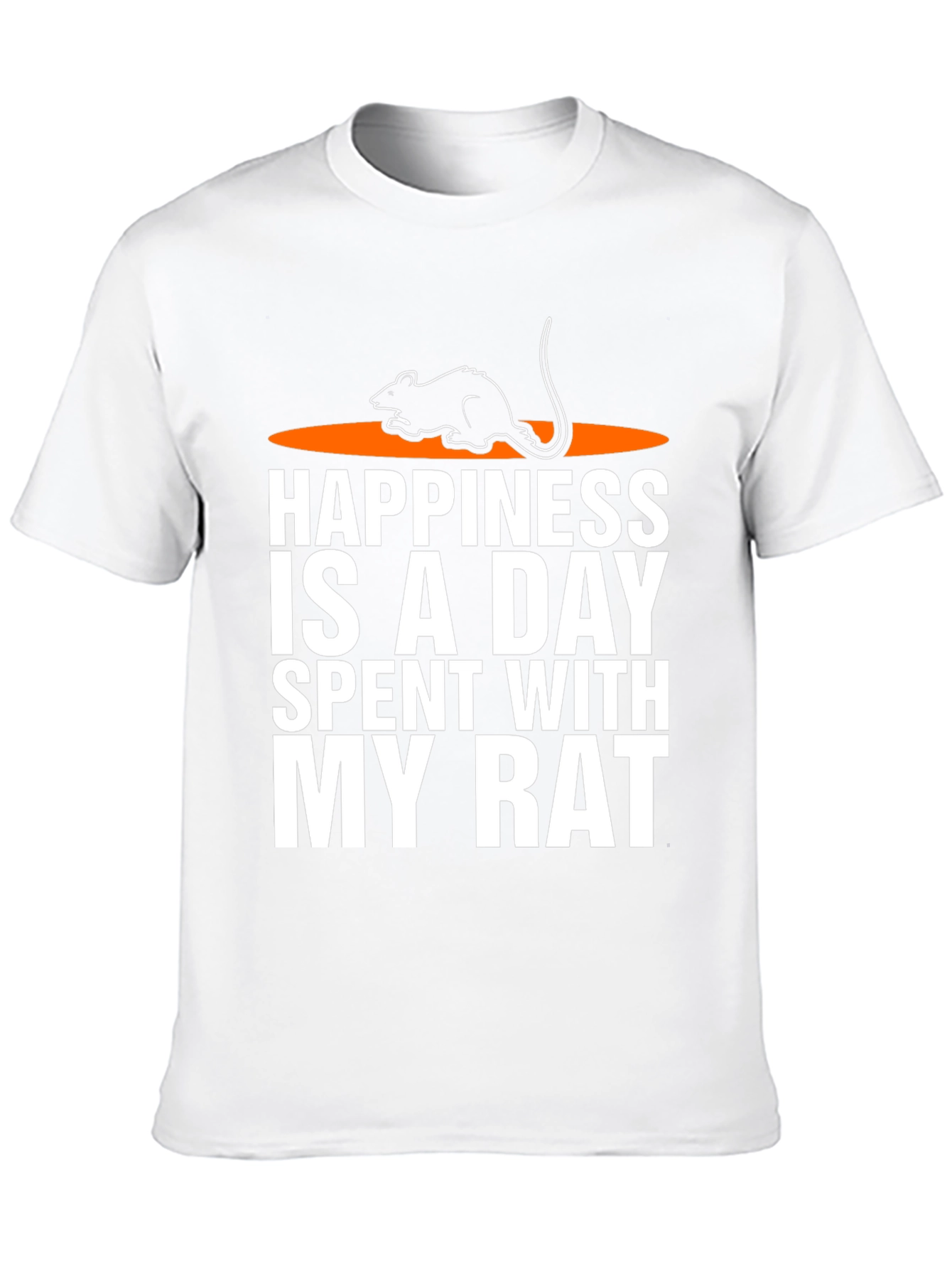 Black Happiness is a Day Spent with My Rat T-Shirt view 10