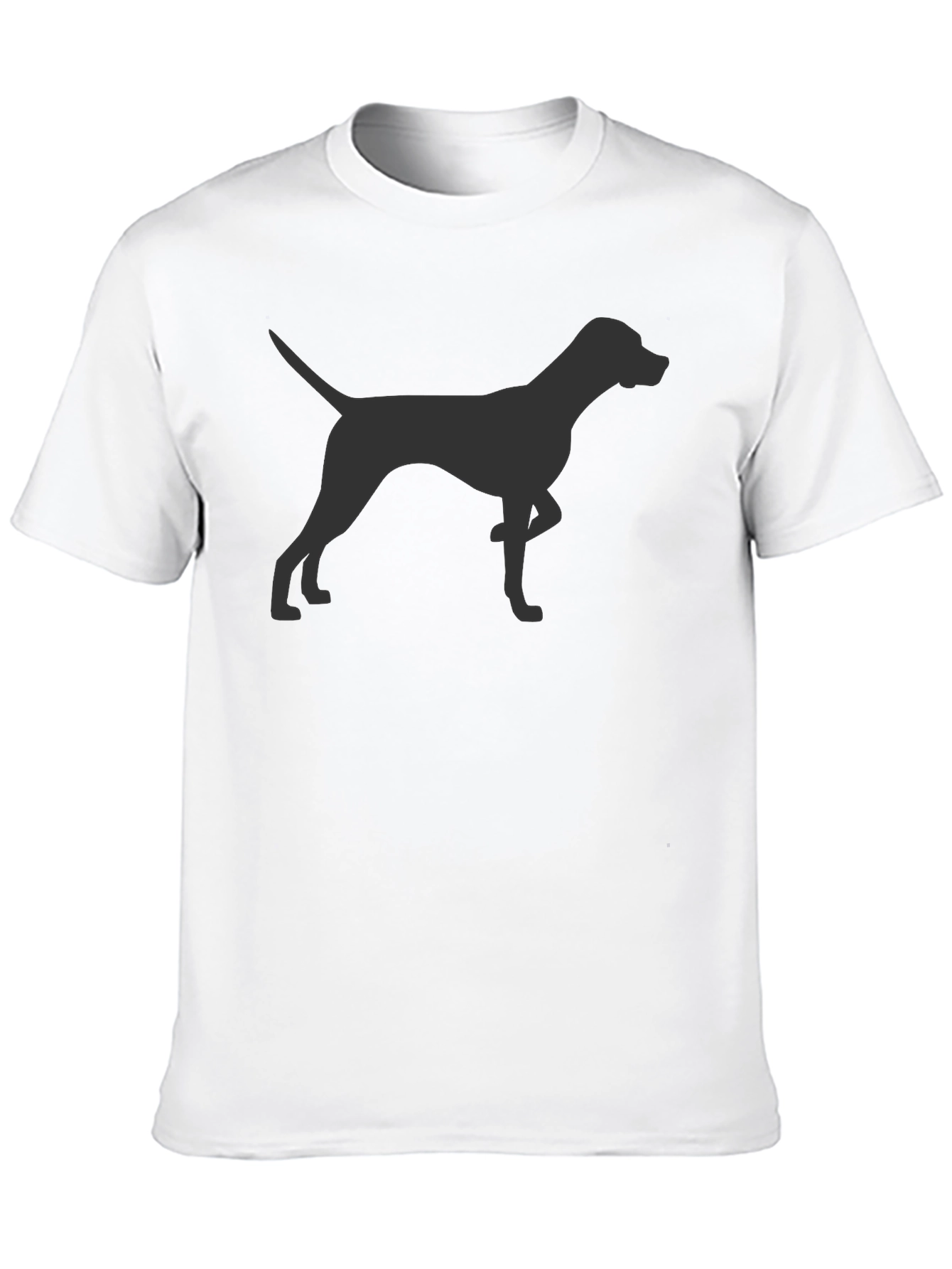 Black Black Dog Silhouette Graphic Tee view 10