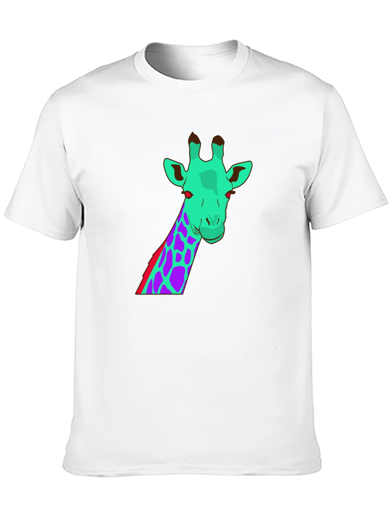 Black Funky Giraffe Graphic Tee - Unique Design view 10
