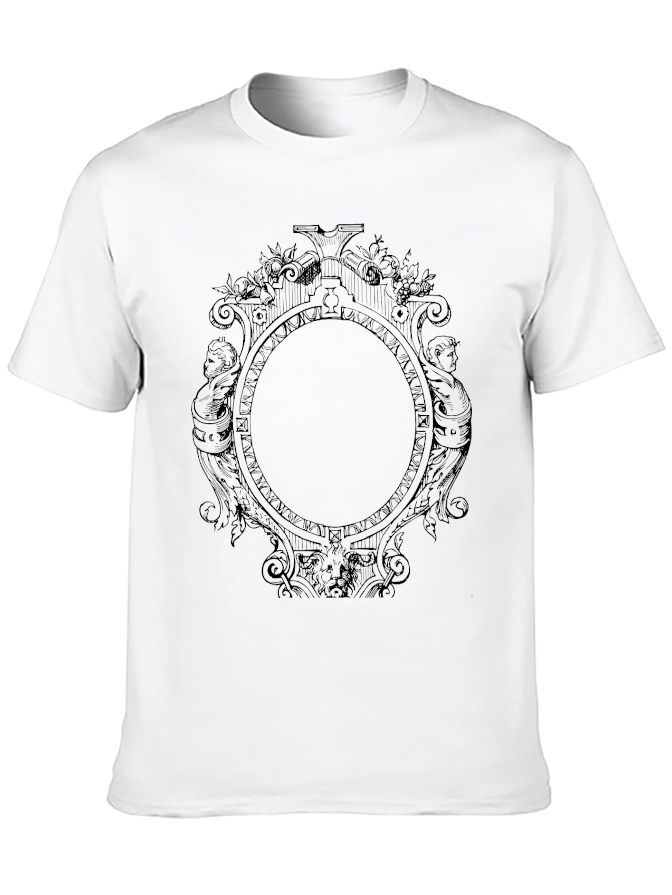 Black Vintage Framed Graphic Tee - Men's Black T-Shirt view 10