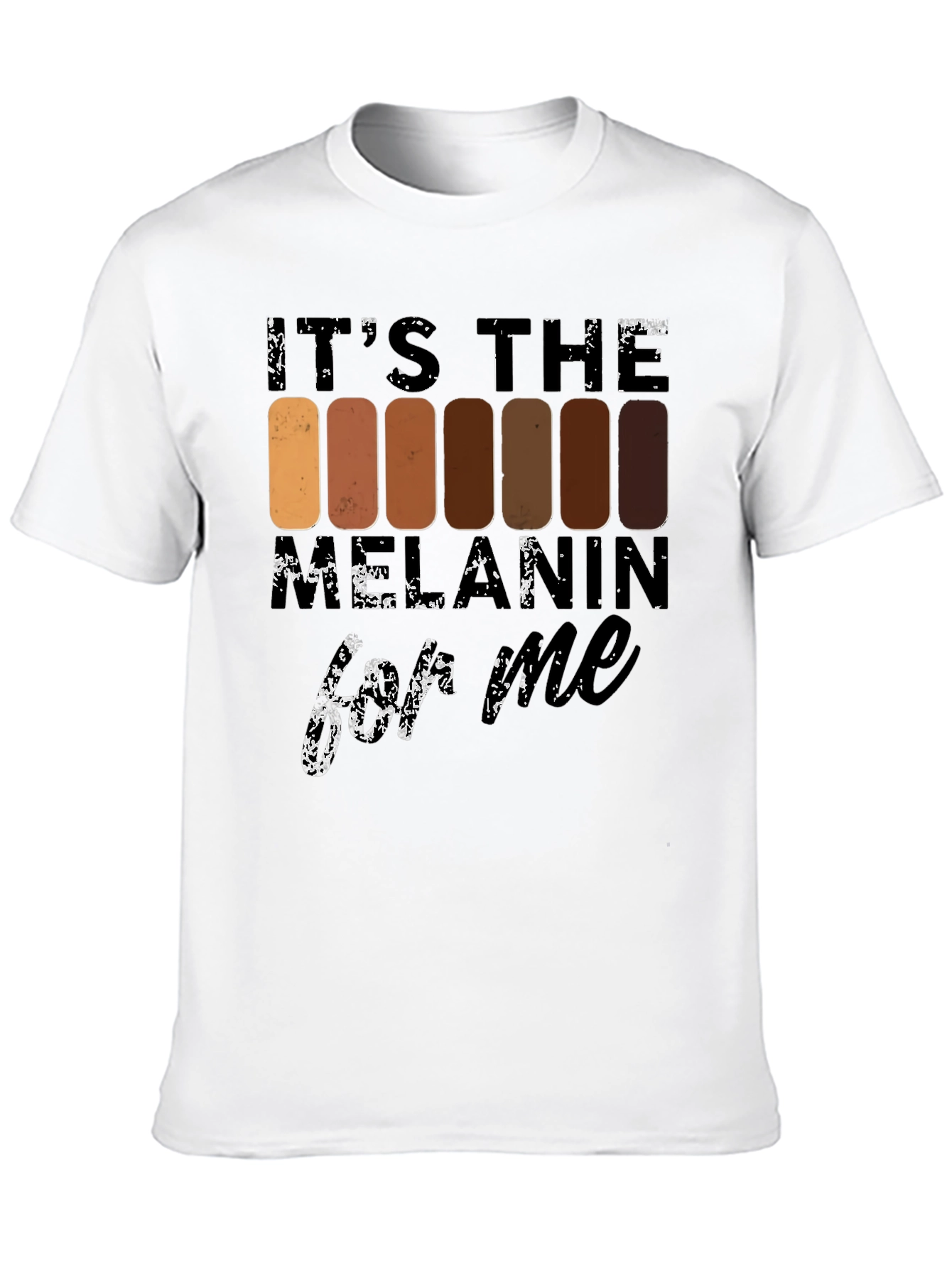 Black Melanin T-Shirt - It's The Melanin For Me view 10