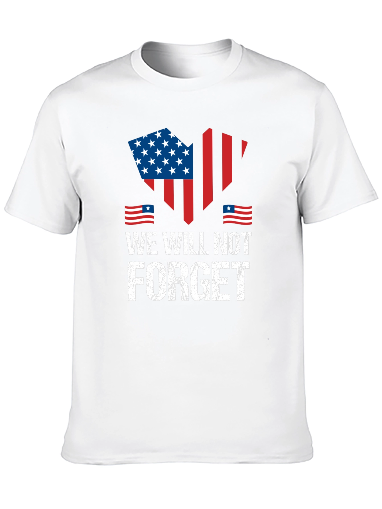 Black We Will Not Forget Patriotic T-Shirt view 10