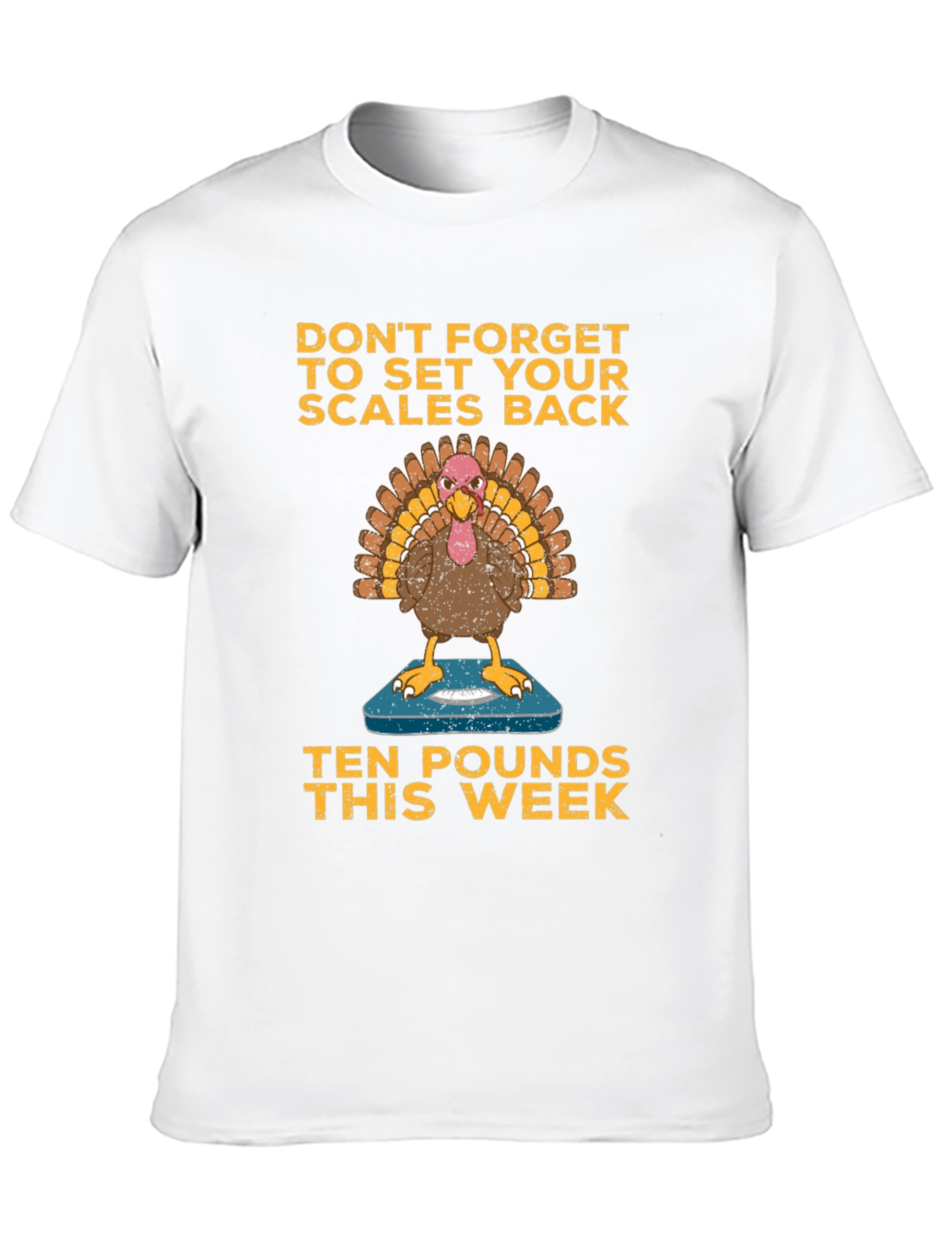 Black Funny Thanksgiving Turkey Diet T-Shirt view 10