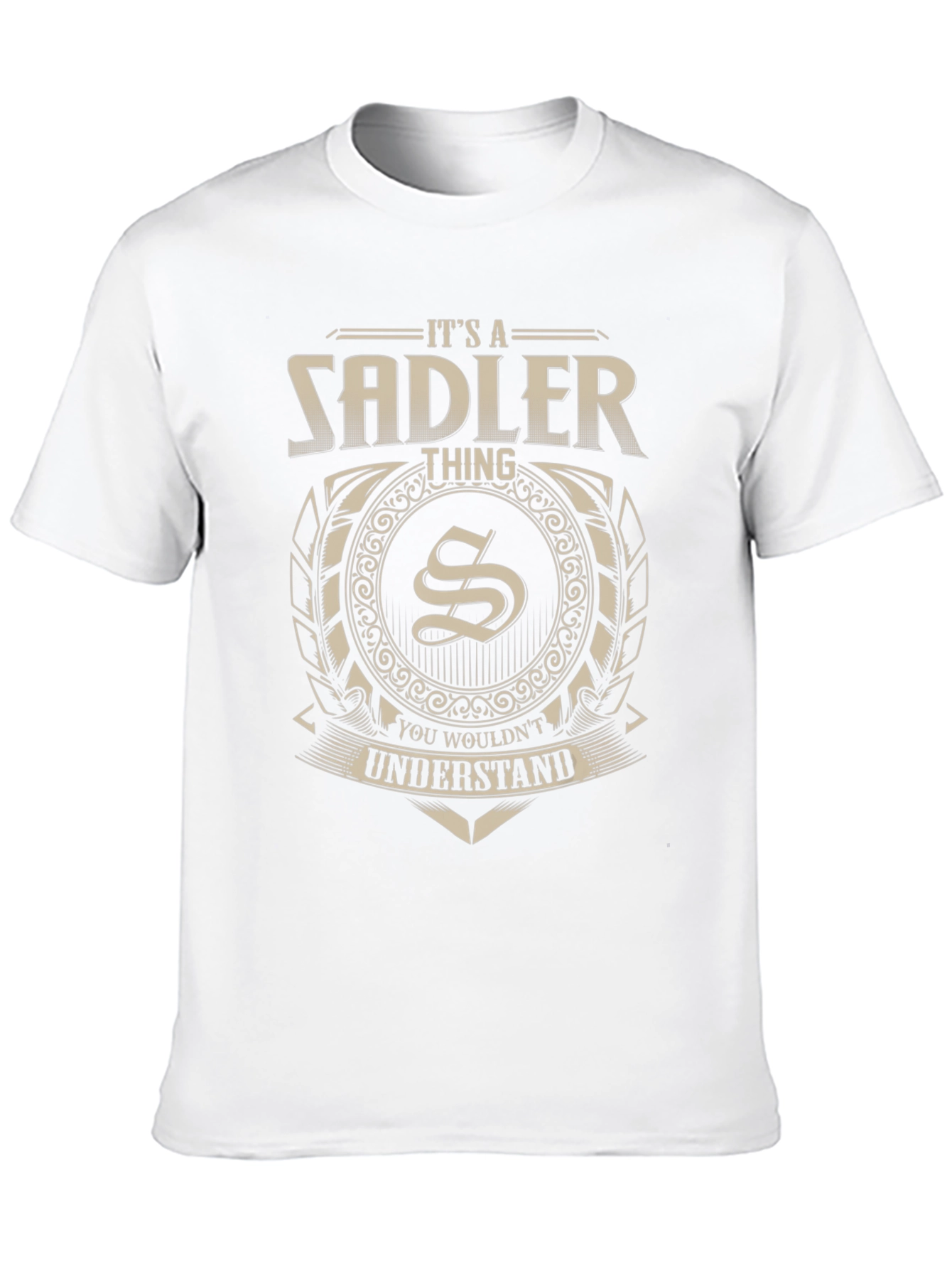 Black It's a Sadler Thing T-Shirt - You Wouldn't Understand view 10