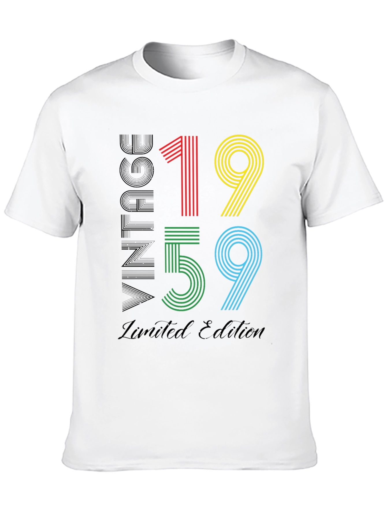 Black Vintage 1959 Limited Edition T-Shirt view 10