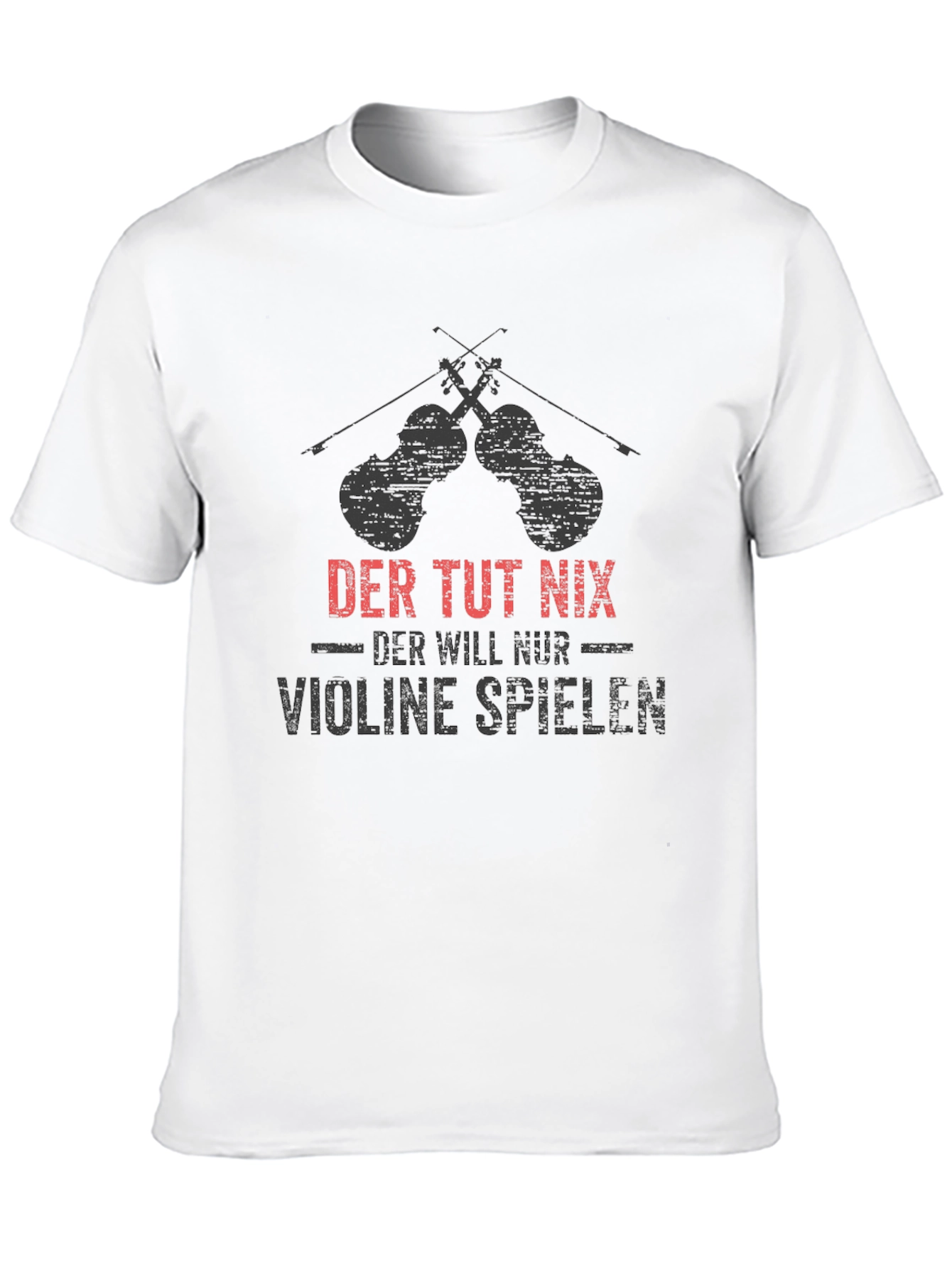 Black Der Tut Nix Violinist T-Shirt - Black view 10