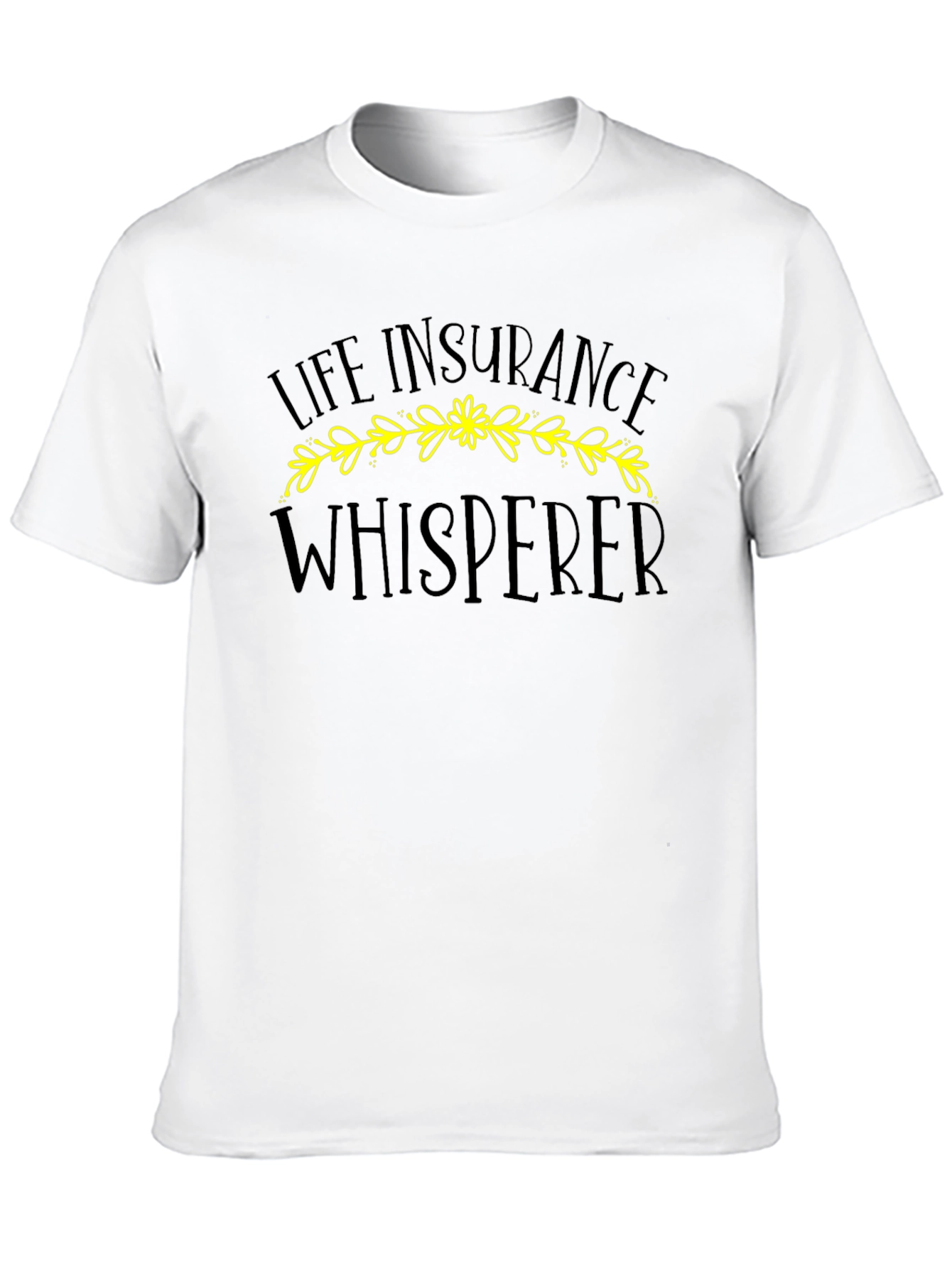 Black Life Insurance Whisperer Graphic Tee view 10