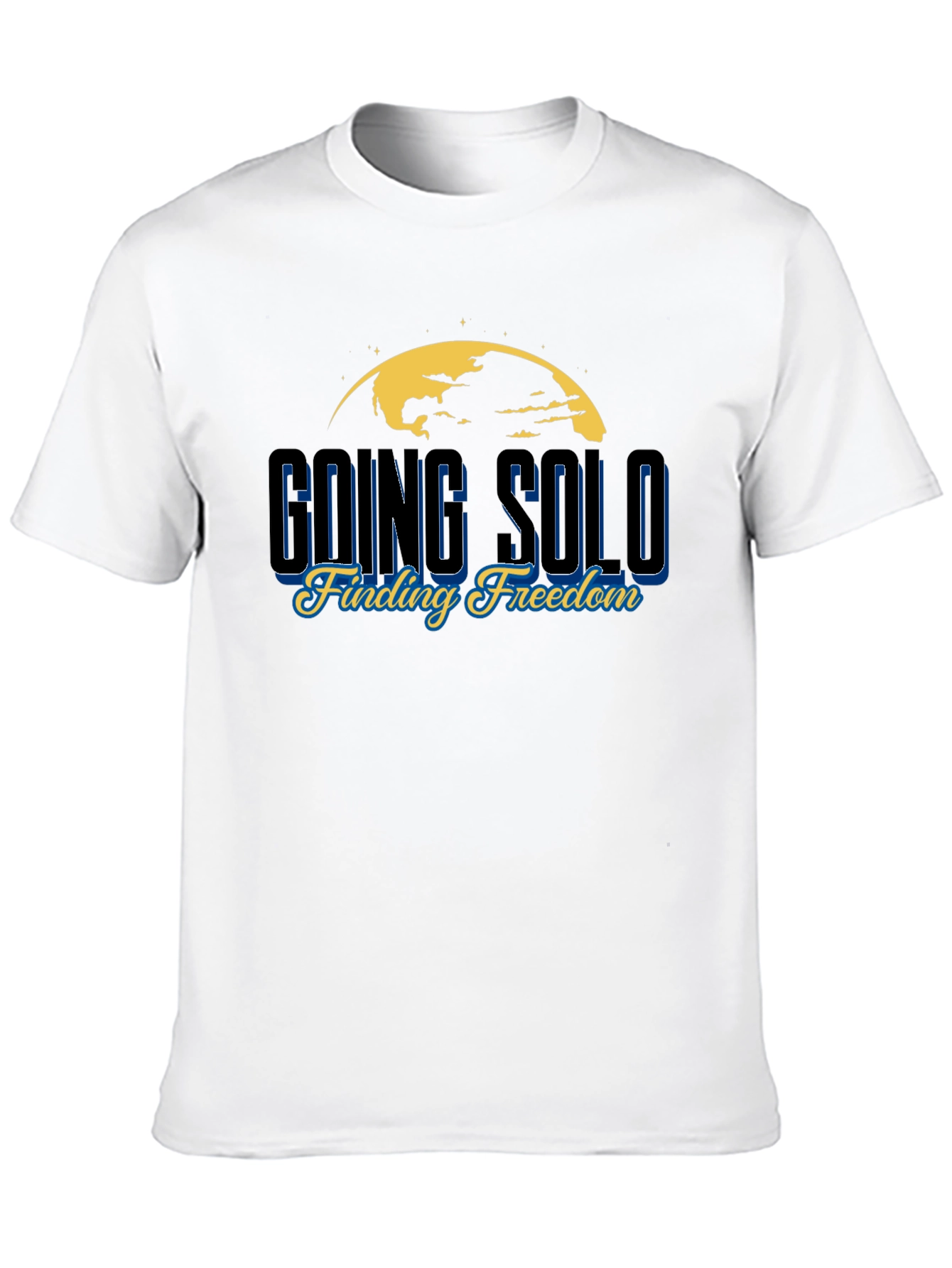 Black Going Solo Graphic T-Shirt view 10