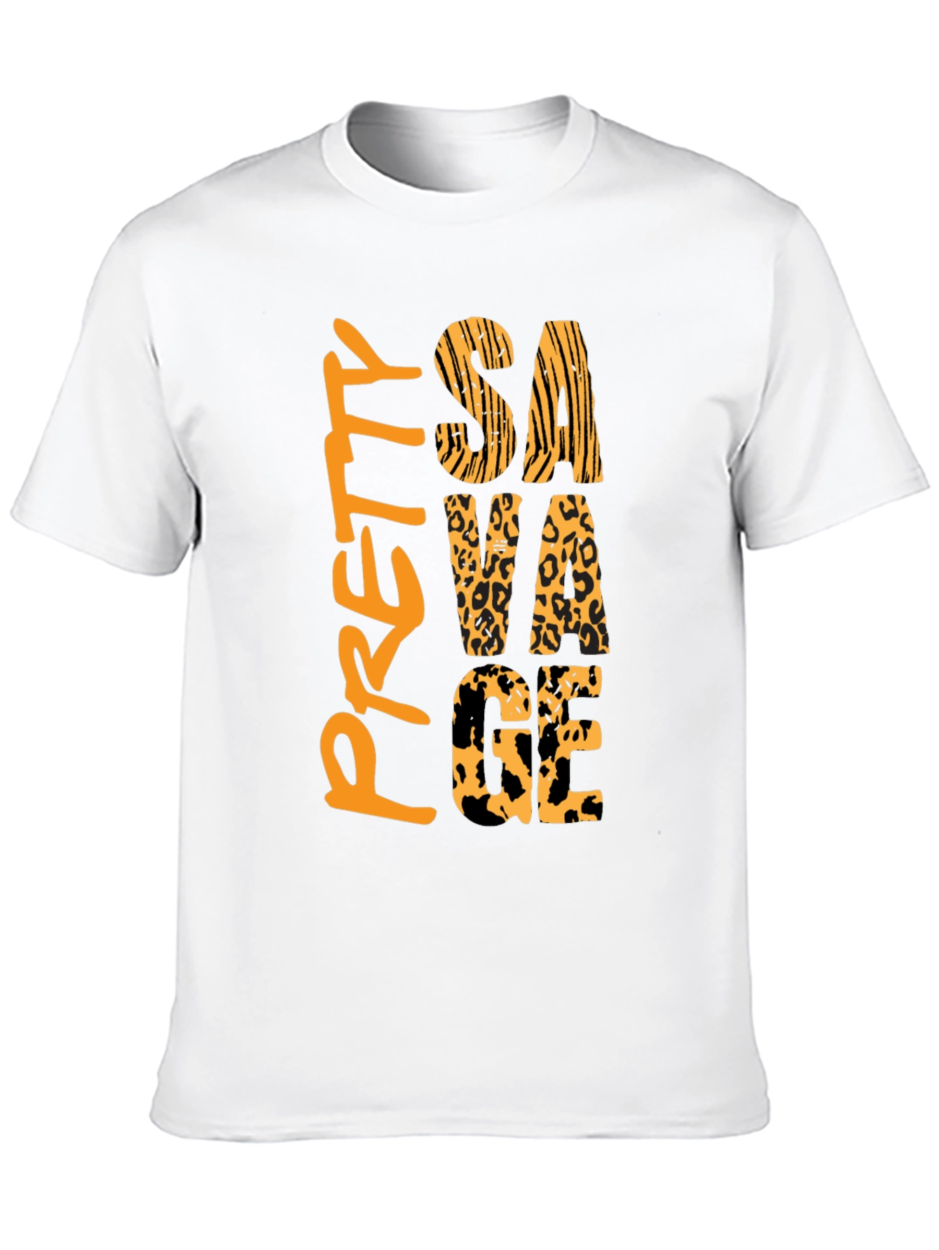 Black Pretty Savage Graphic Print Tee - Black view 10