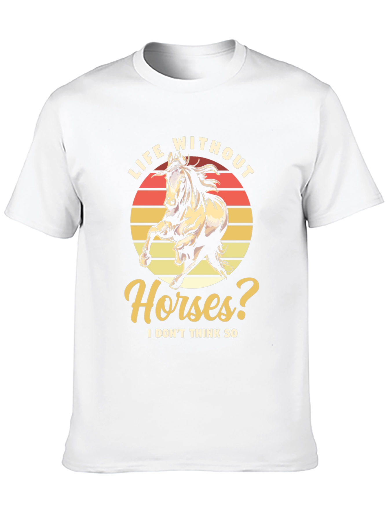Black Life Without Horses Graphic Tee - Stylish Comfort view 10