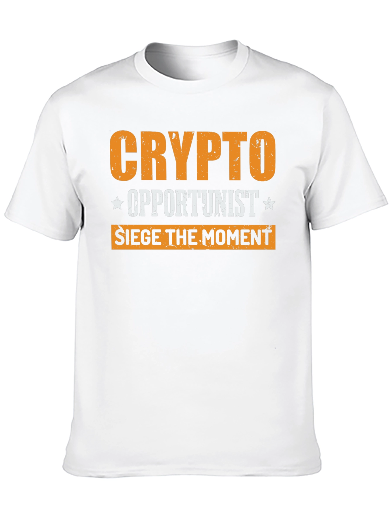 Black Crypto Opportunist T-Shirt: Seize the Moment view 10