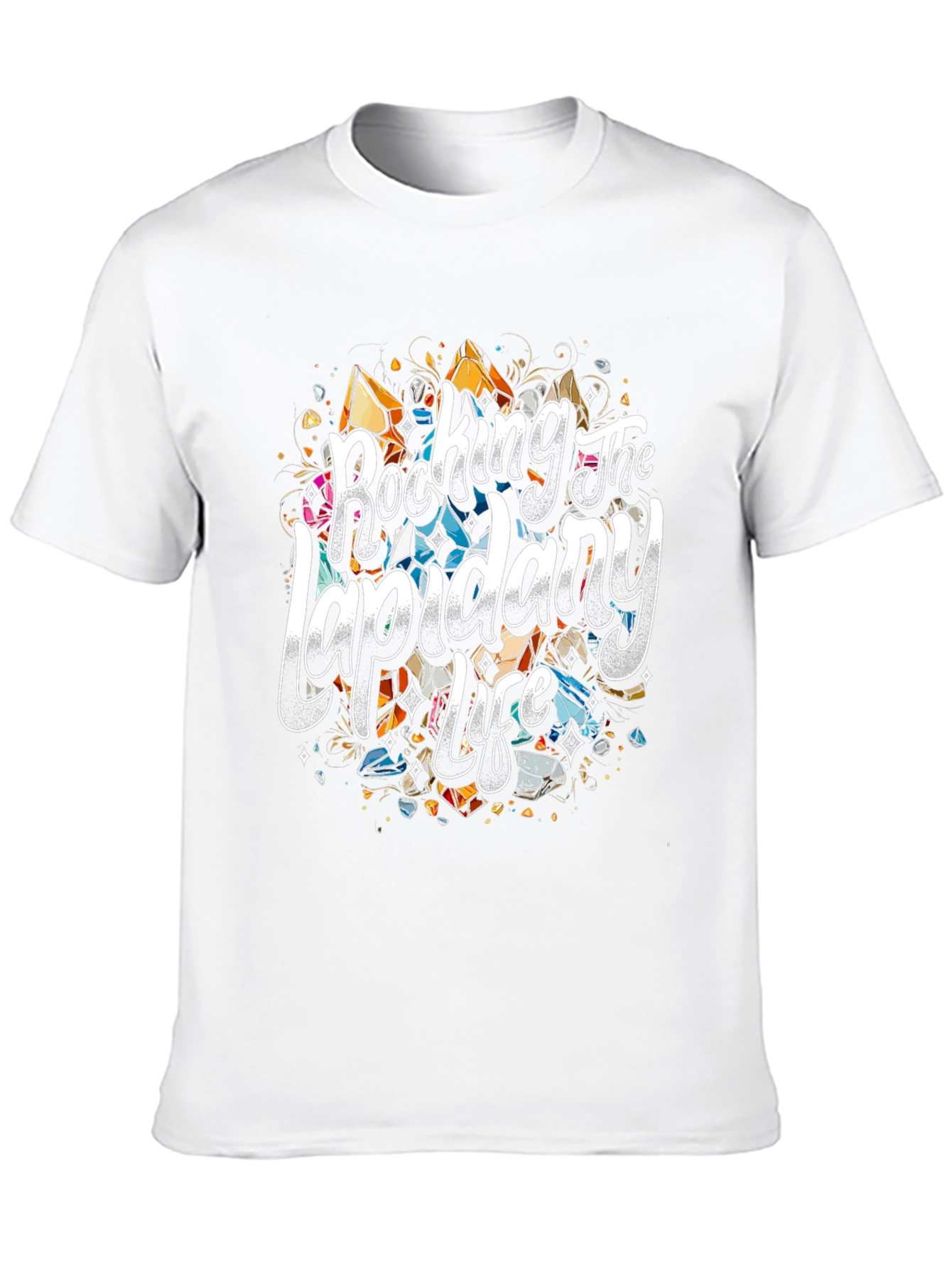 Black Rocking The Lapidary Life T-Shirt view 10