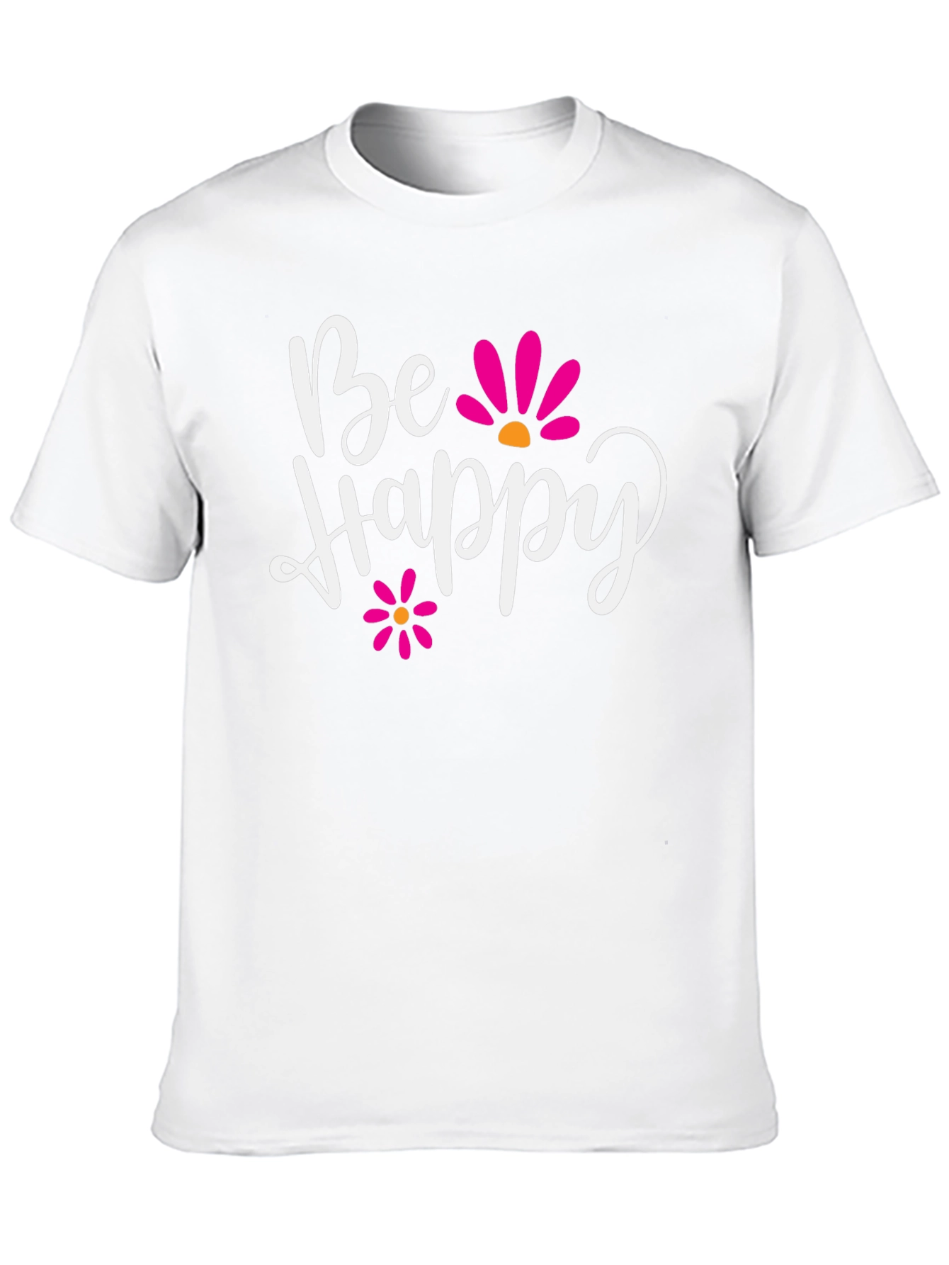 Black Be Happy Graphic Tee - Positive Vibes view 10