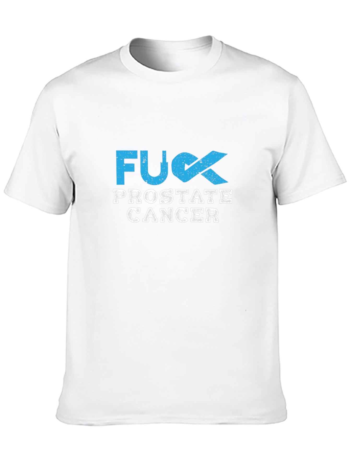 Black Fight Prostate Cancer T-Shirt - Black view 10