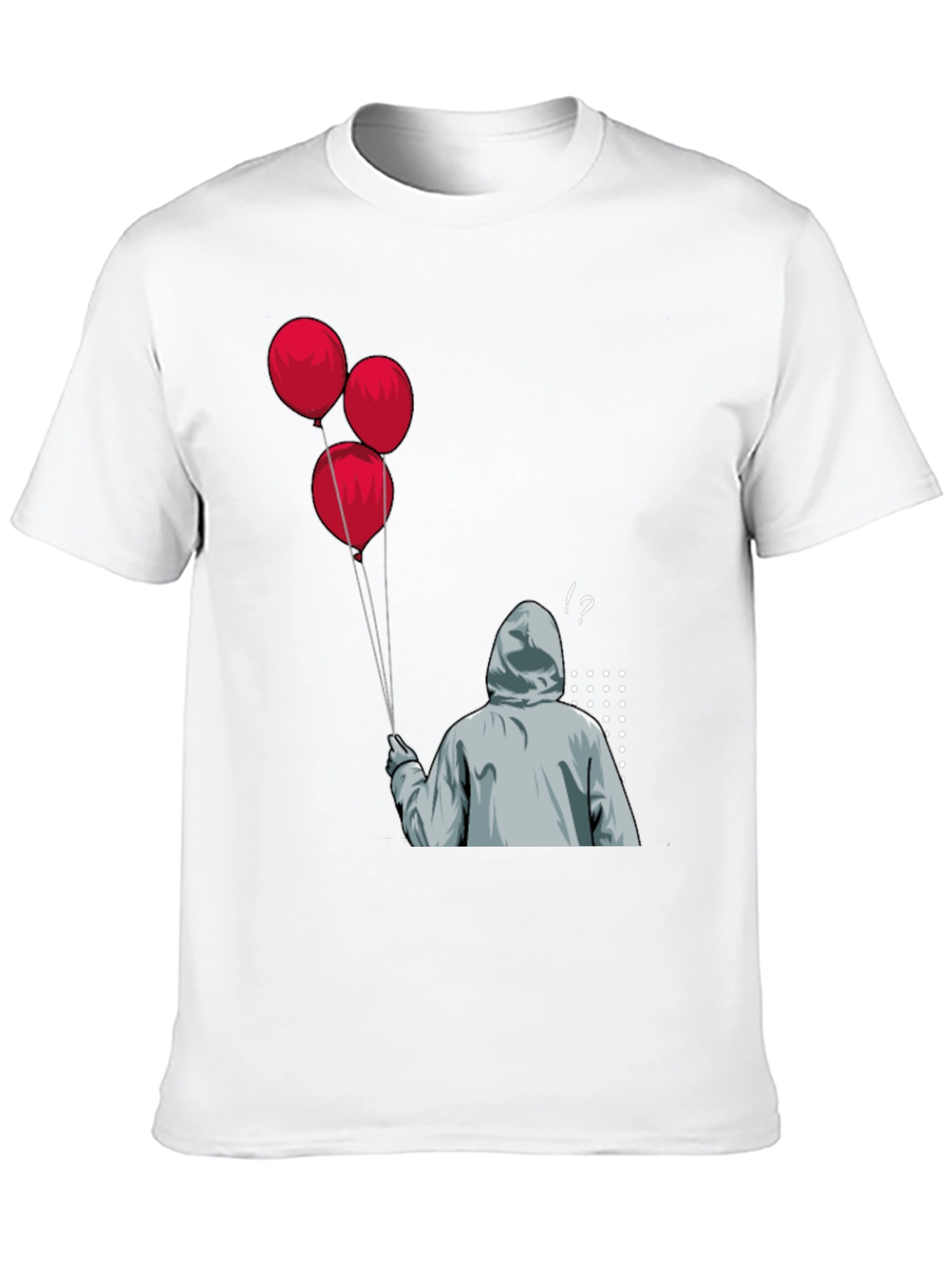 IT Pennywise T-Shirt: Red Balloons & Creepy Clown Design - 10