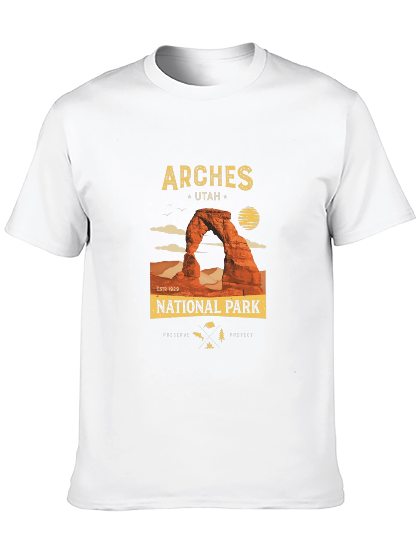 Black Arches National Park Black T-Shirt view 10