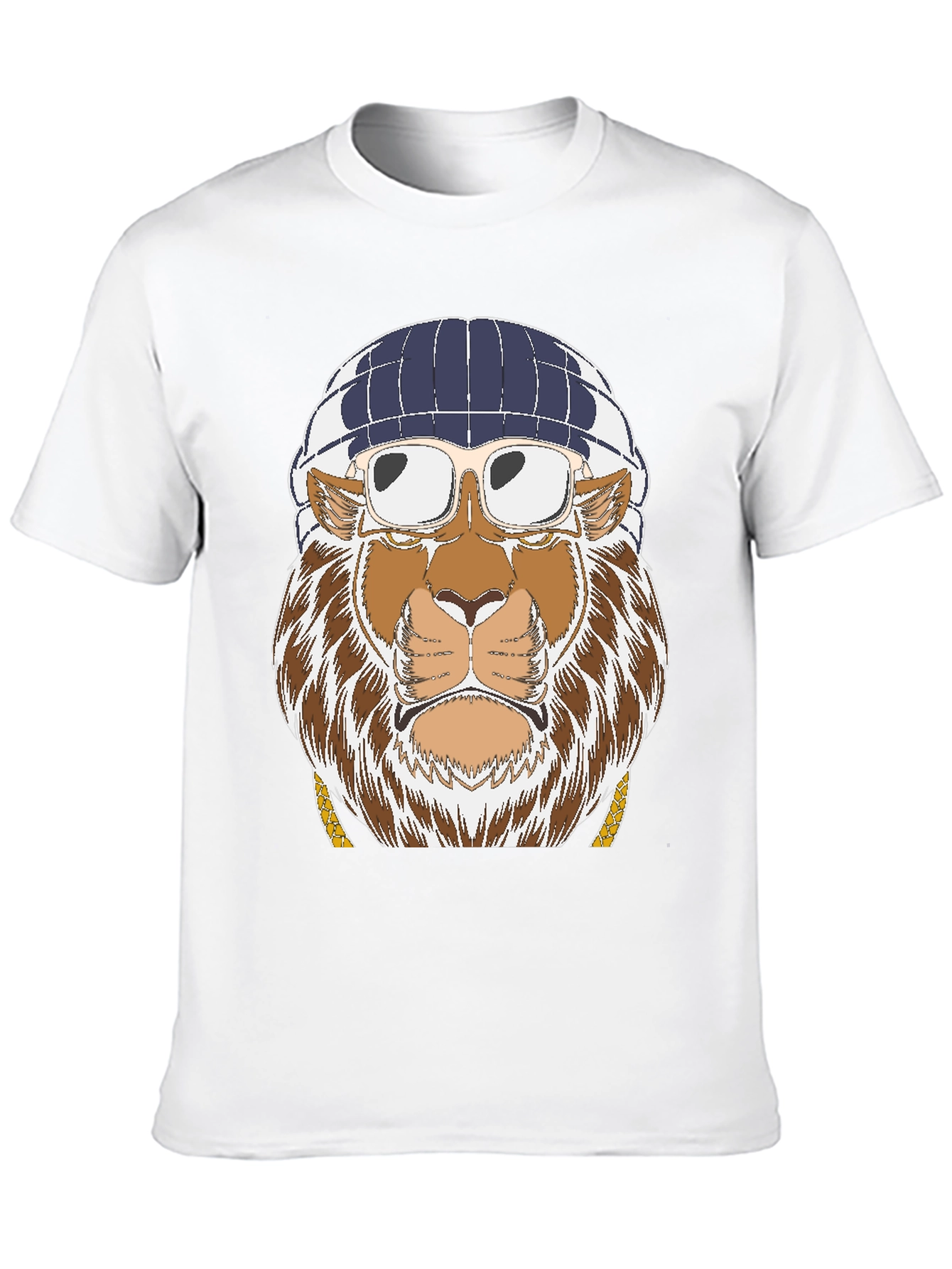 Black Cool Lion Graphic T-Shirt - Streetwear Style view 10