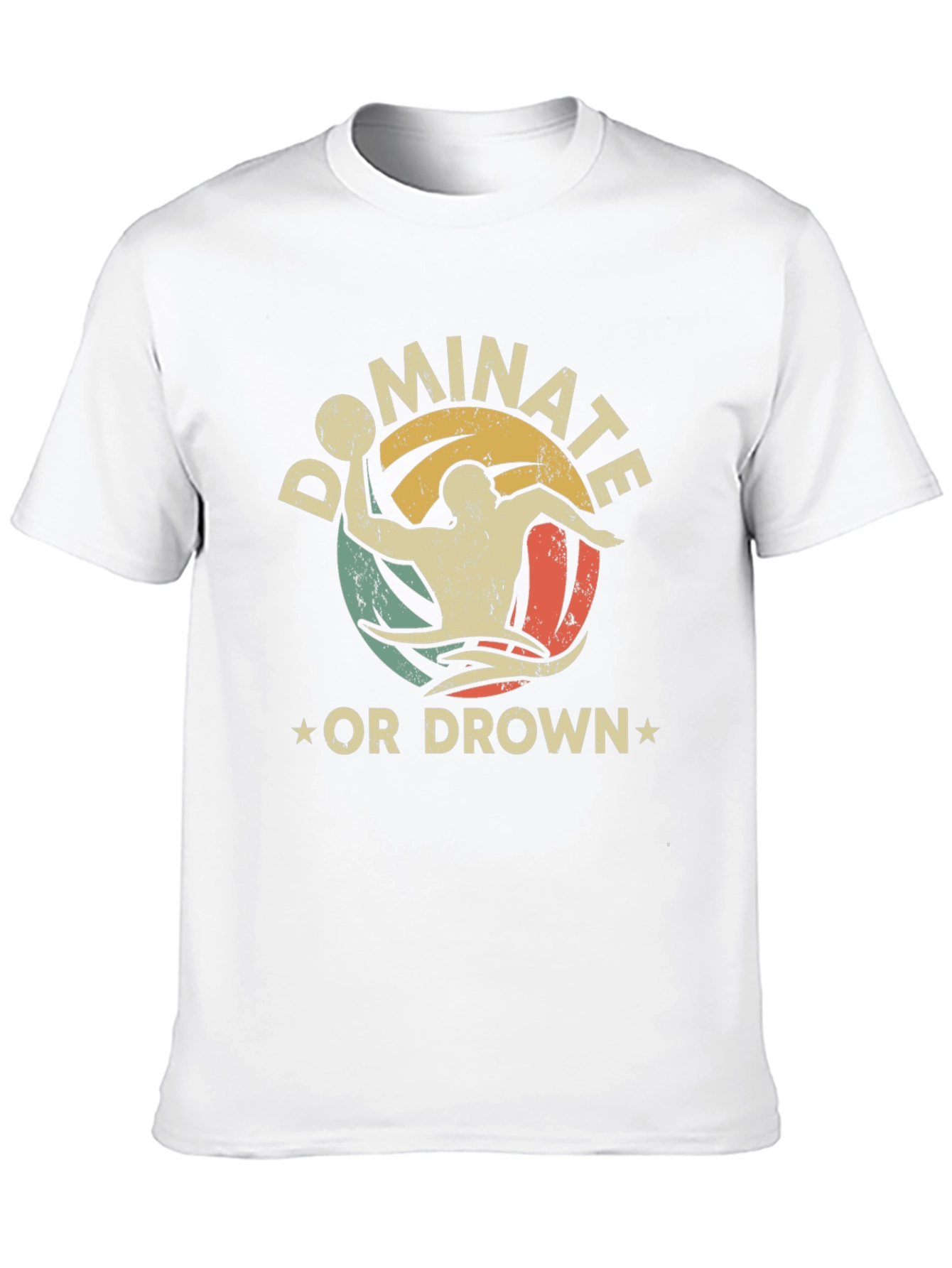 Black Dominate or Drown Graphic Tee view 10