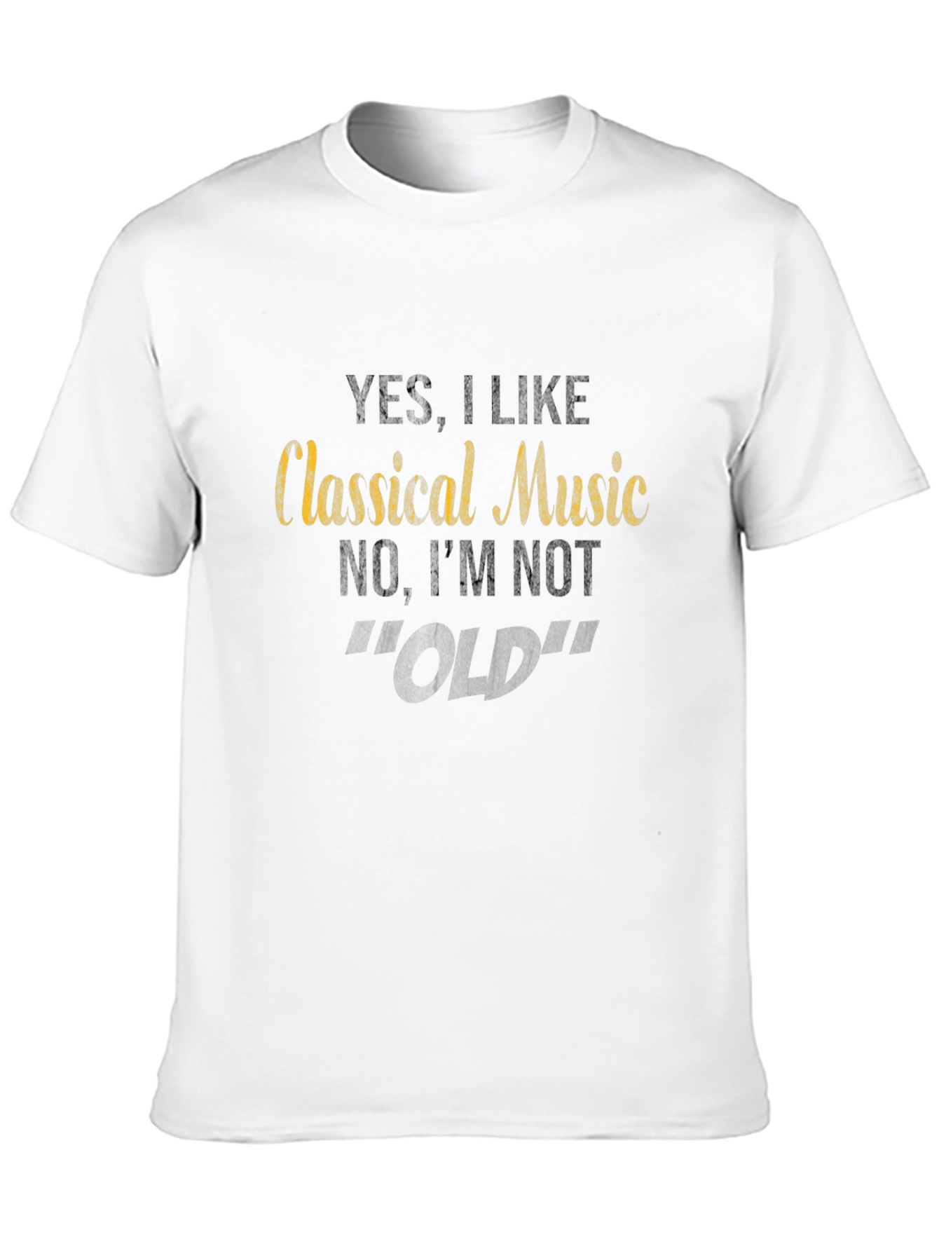 Black Classical Music Lover T-Shirt - I'm Not Old view 10