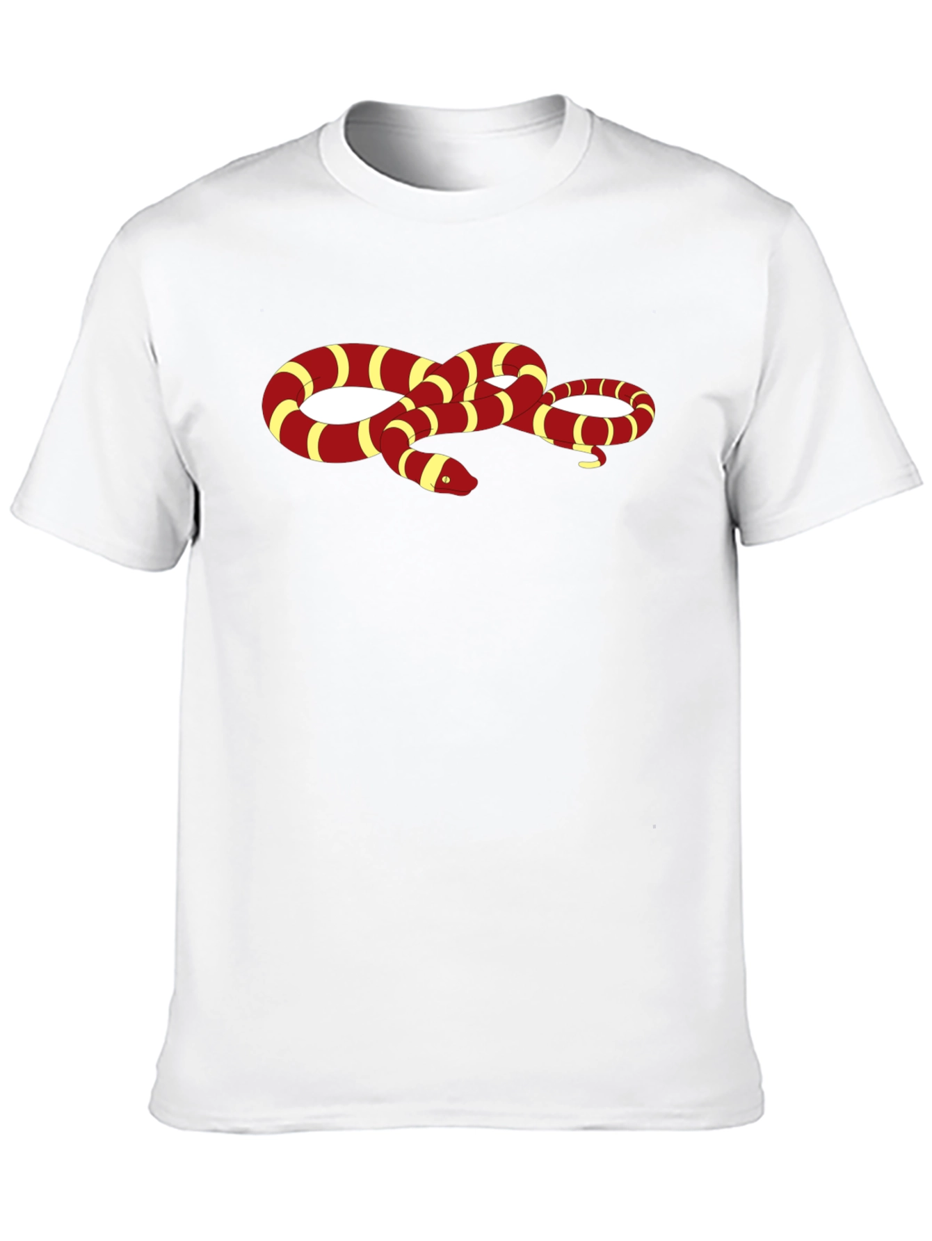 Black Snake Graphic Tee - Black Crew Neck T-Shirt view 10