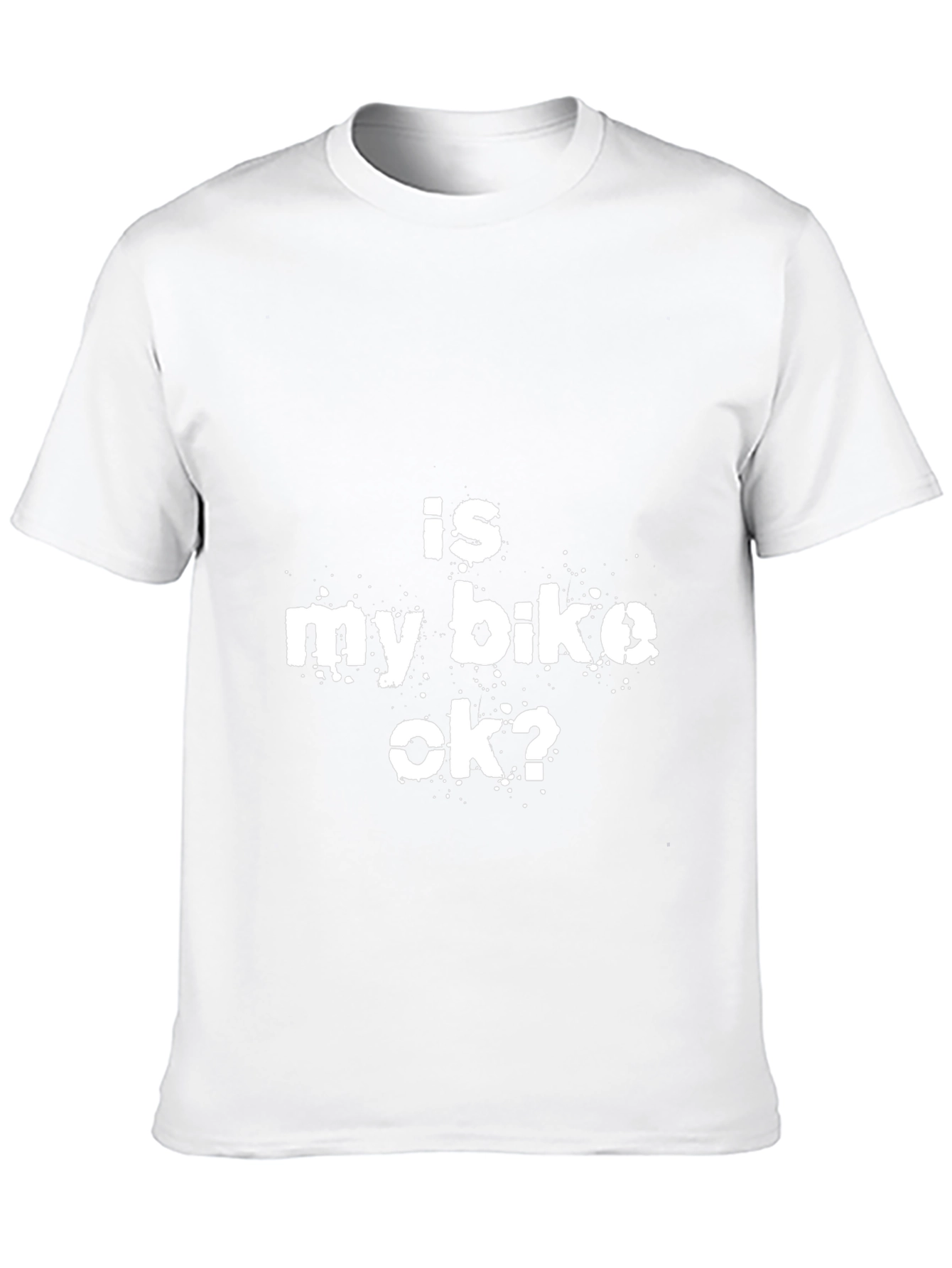 Black Is My Bike OK? Graphic Tee view 10
