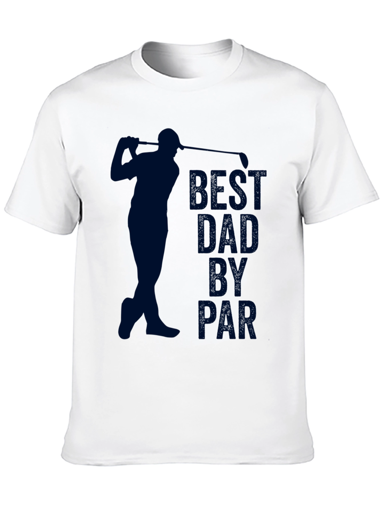 Black Best Dad by Par Golf T-Shirt - Father's Day Gift view 10