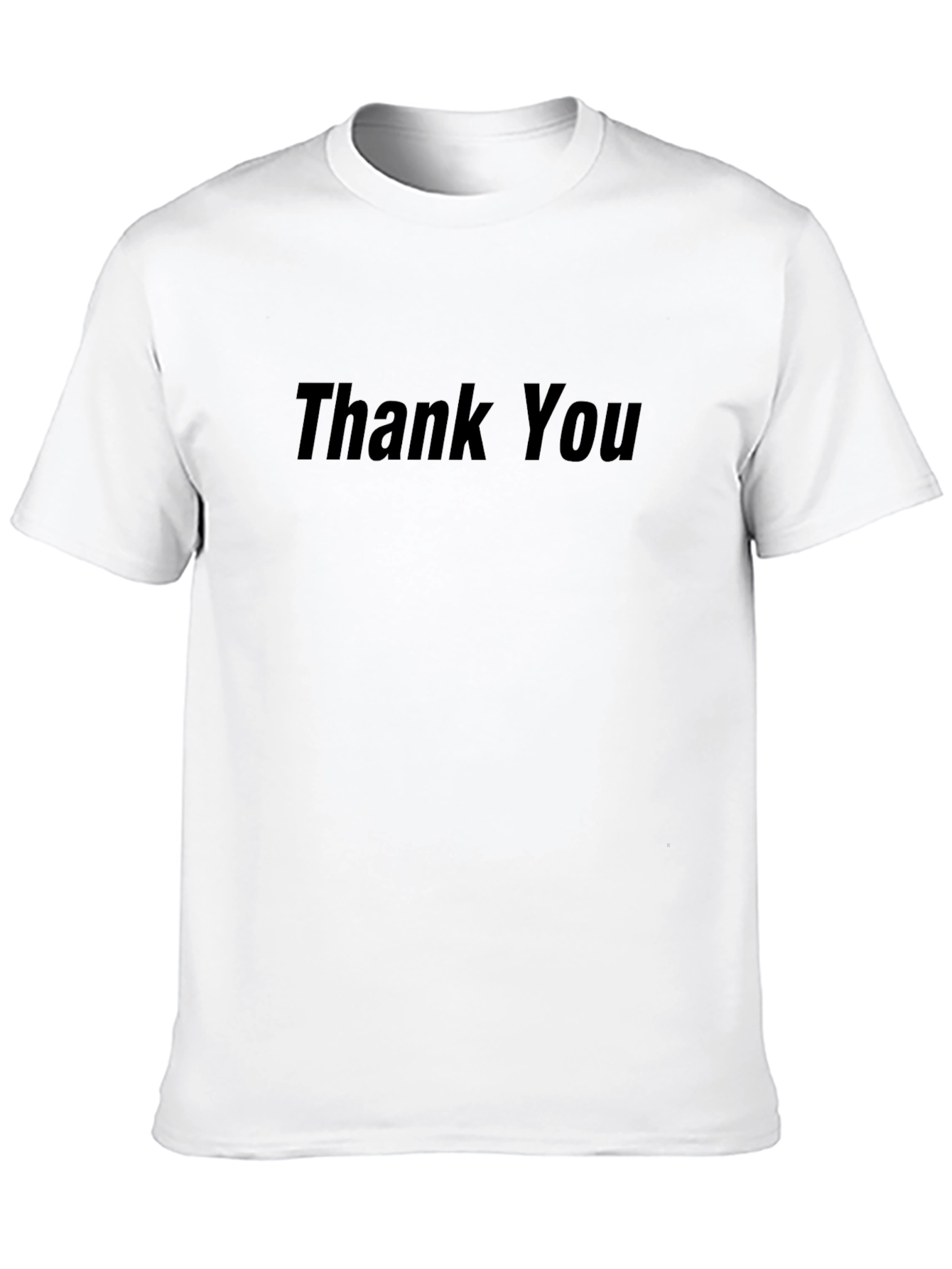Black Thank You Black Graphic T-Shirt view 10