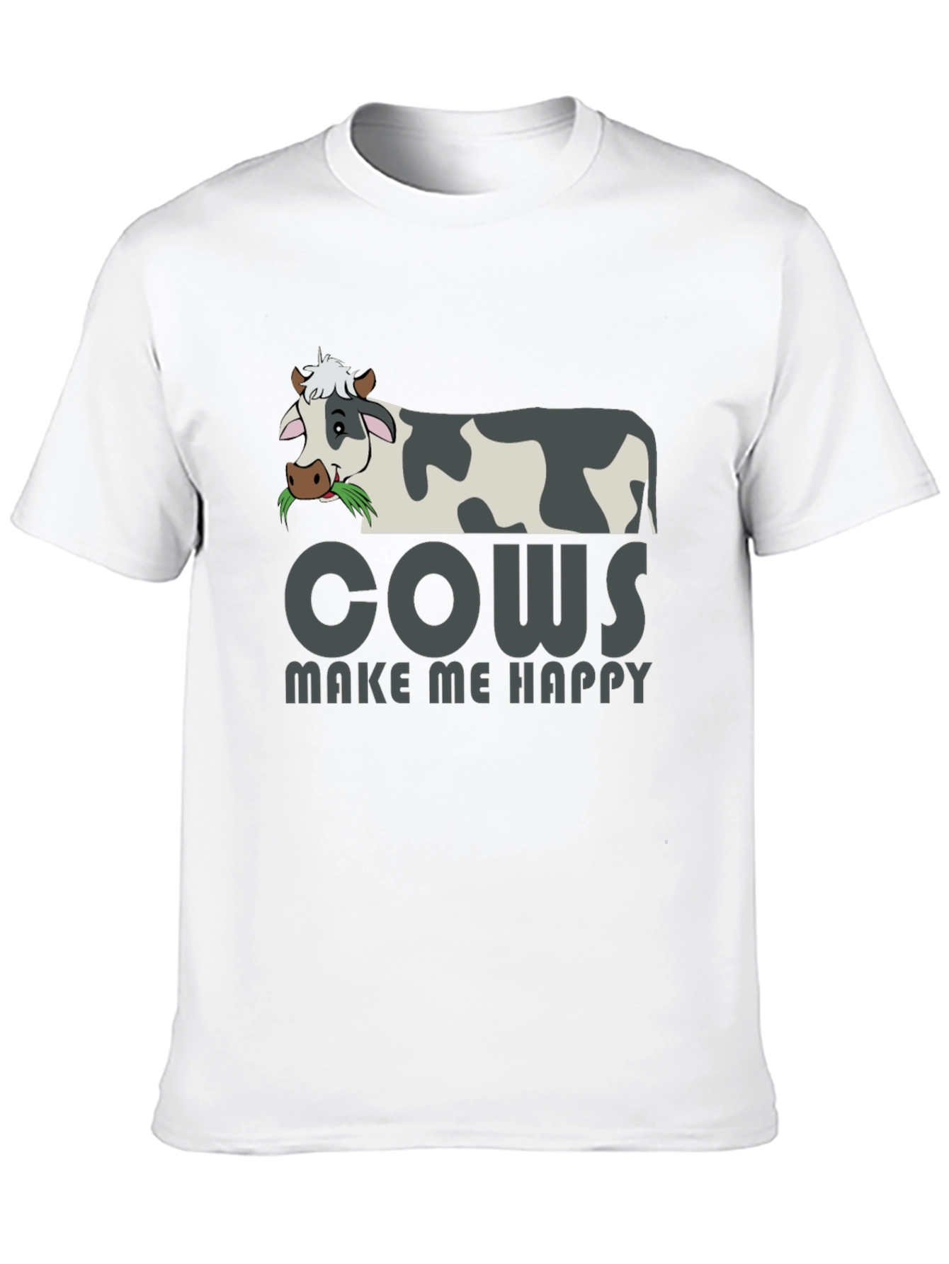 Black Cows Make Me Happy Graphic Tee view 10