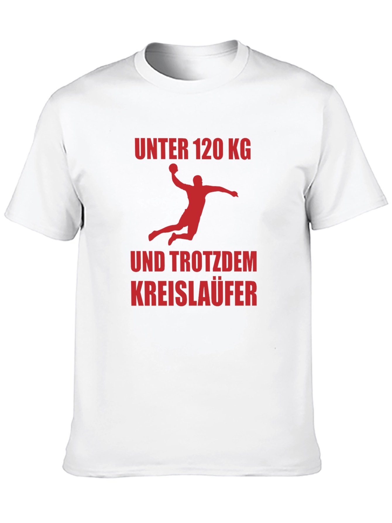 Black Handball Player Under 120 KG T-Shirt view 10
