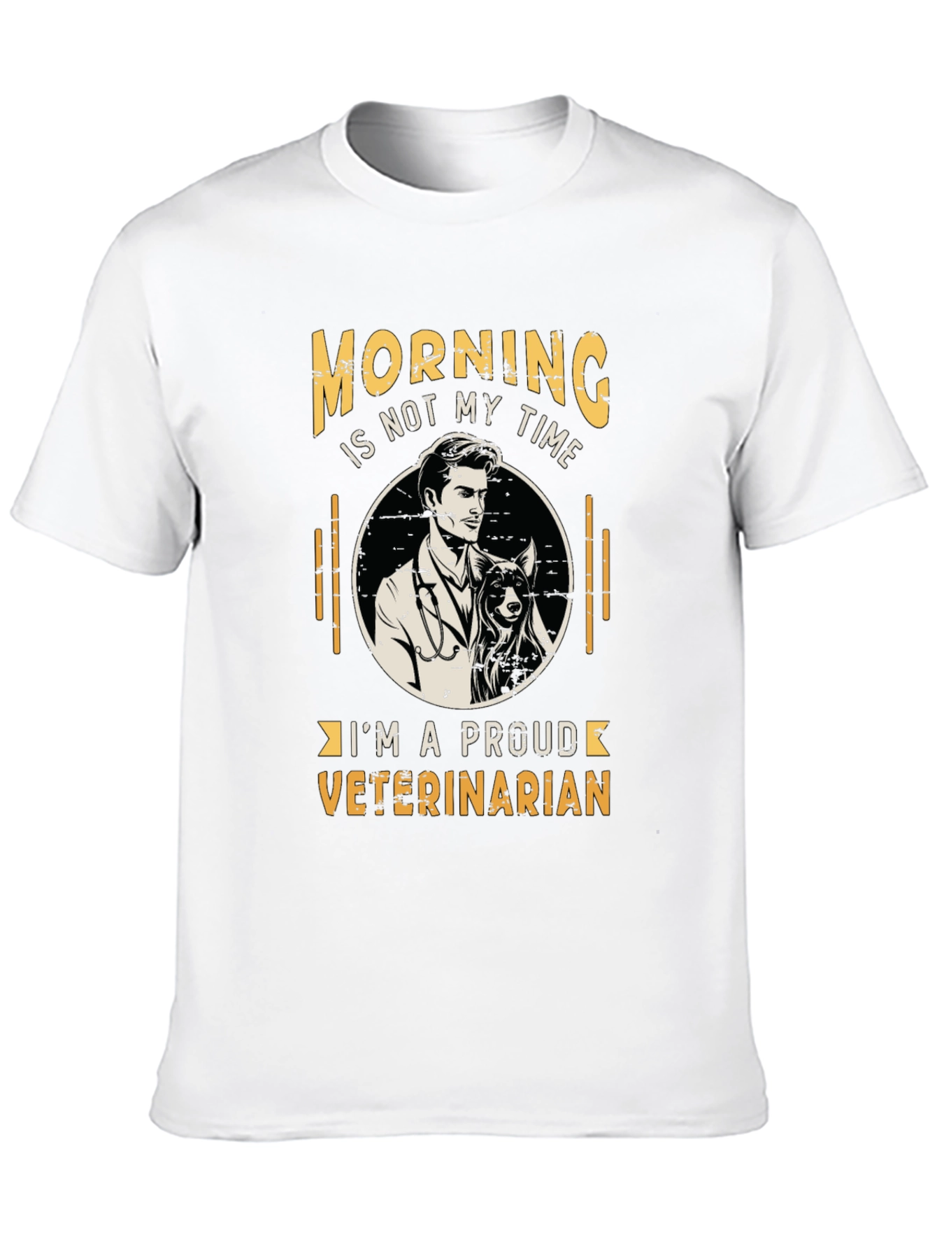 Black Proud Veterinarian T-Shirt view 10