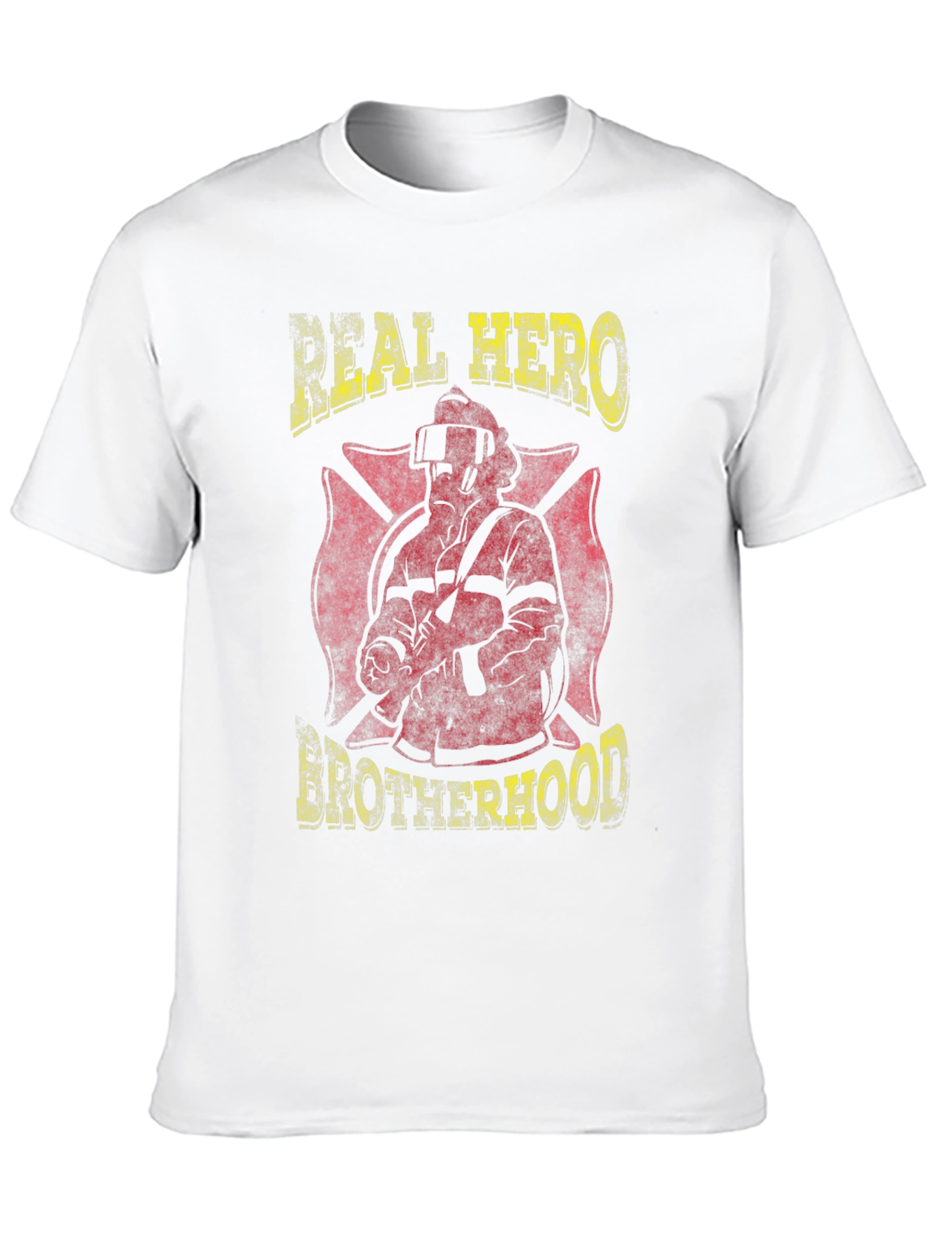 Black Real Hero Brotherhood Graphic T-Shirt view 10