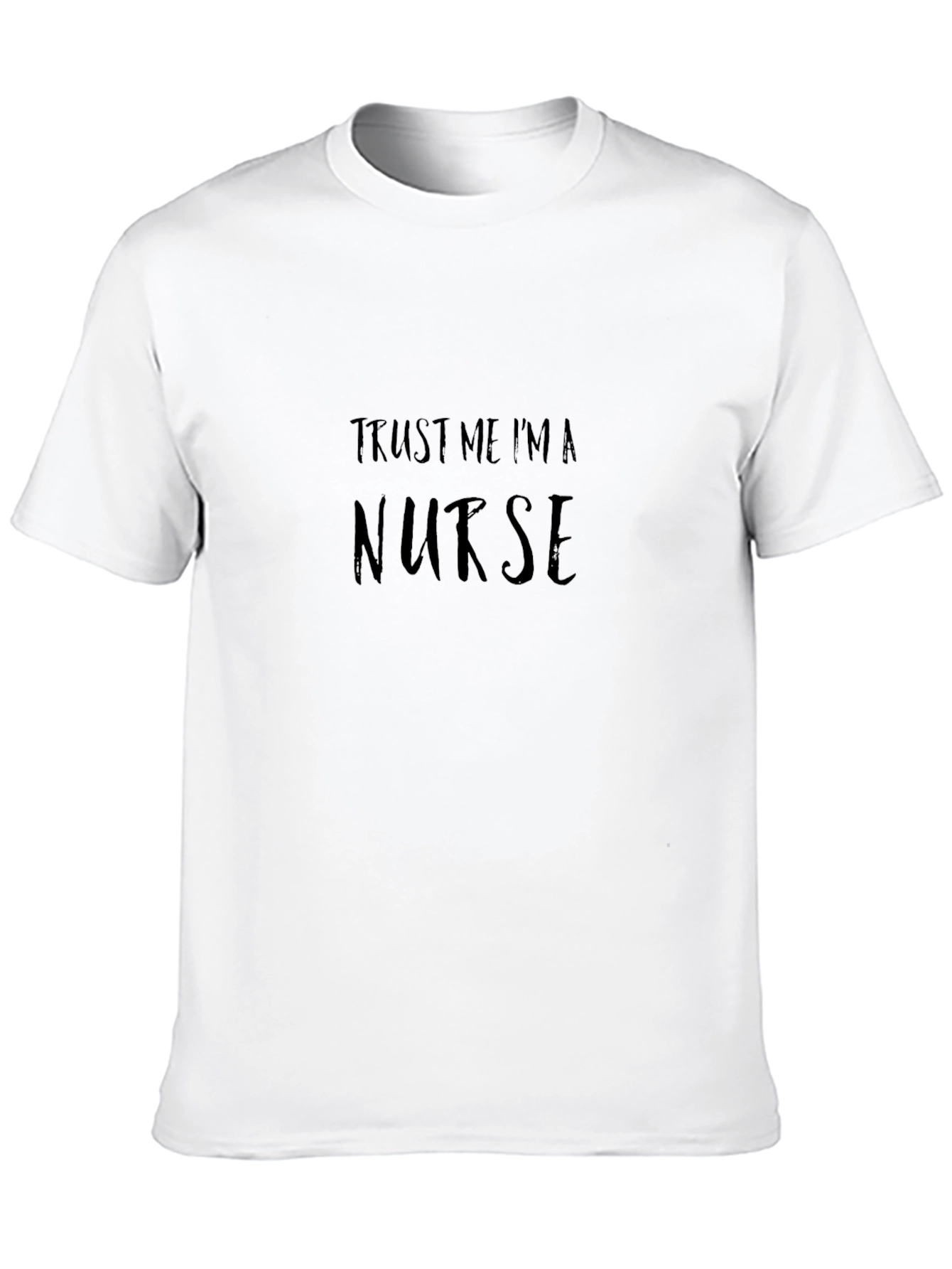 Black Trust Me I'm a Nurse - Black T-Shirt view 10