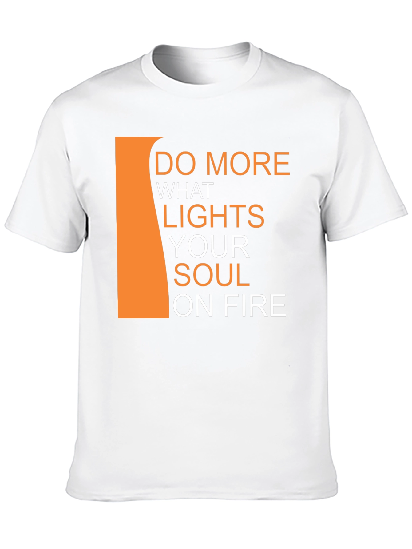 Black Inspirational Black T-Shirt - Do More What Lights Your Soul view 10