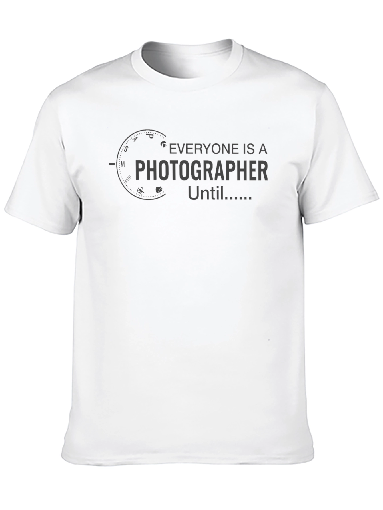 Black Photographer Mode Funny Graphic T-Shirt view 10
