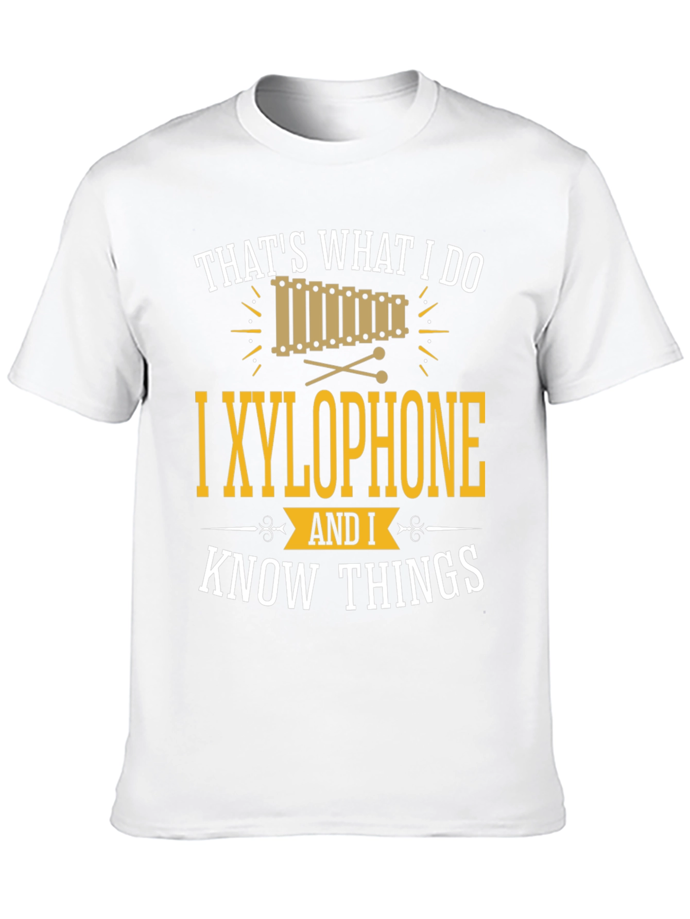 Black That's What I Do I Xylophone T-Shirt view 10