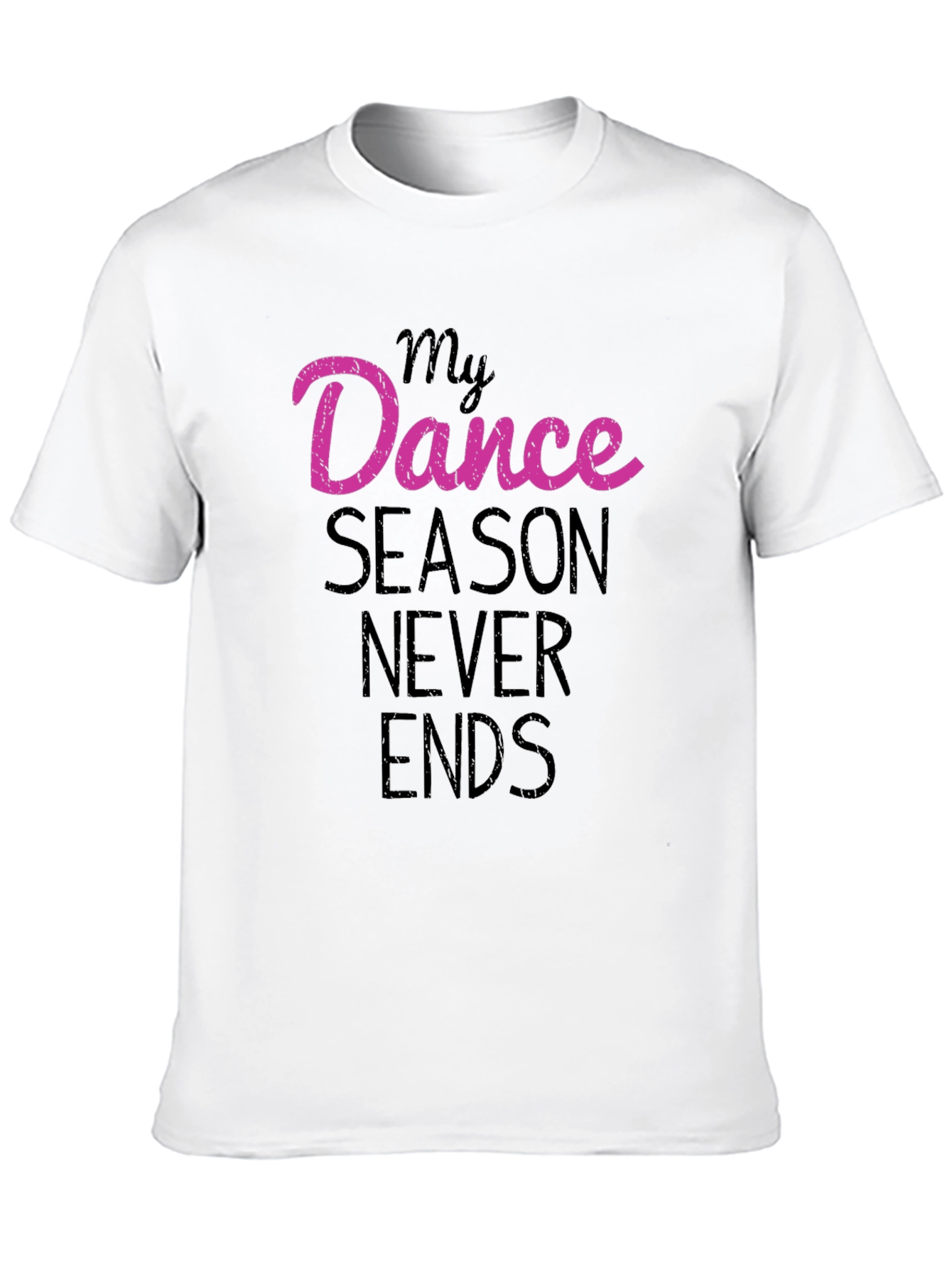 Black My Dance Season Never Ends Black T-Shirt view 10