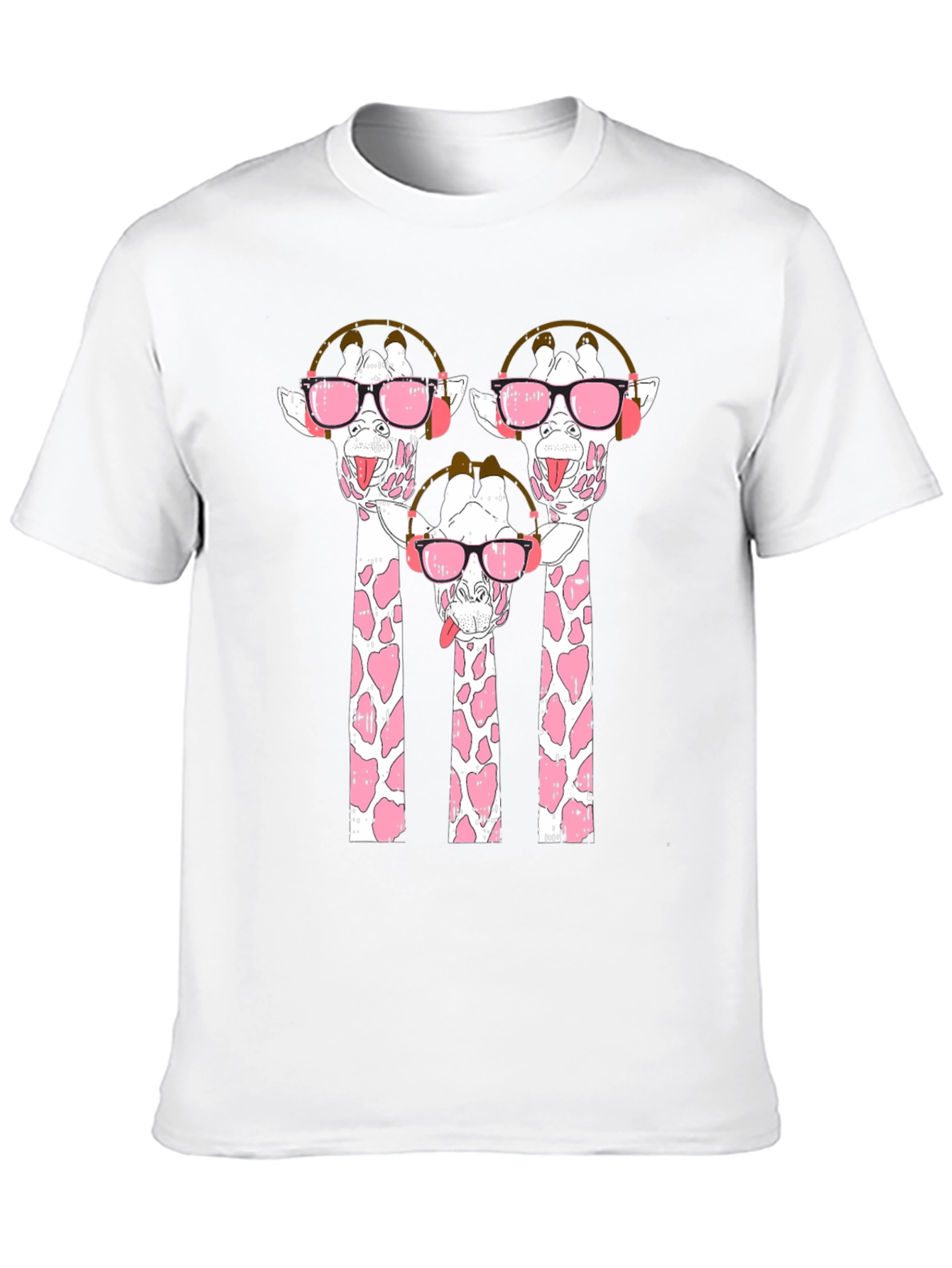 Black Cool Giraffes T-Shirt view 10