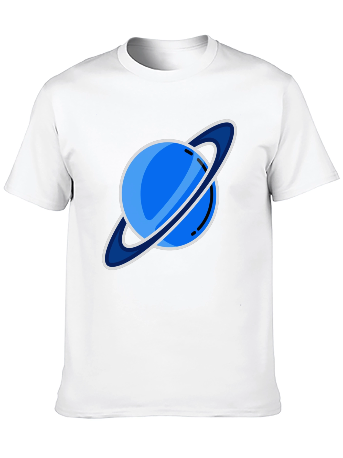 Black Saturn Graphic T-Shirt - Black view 10