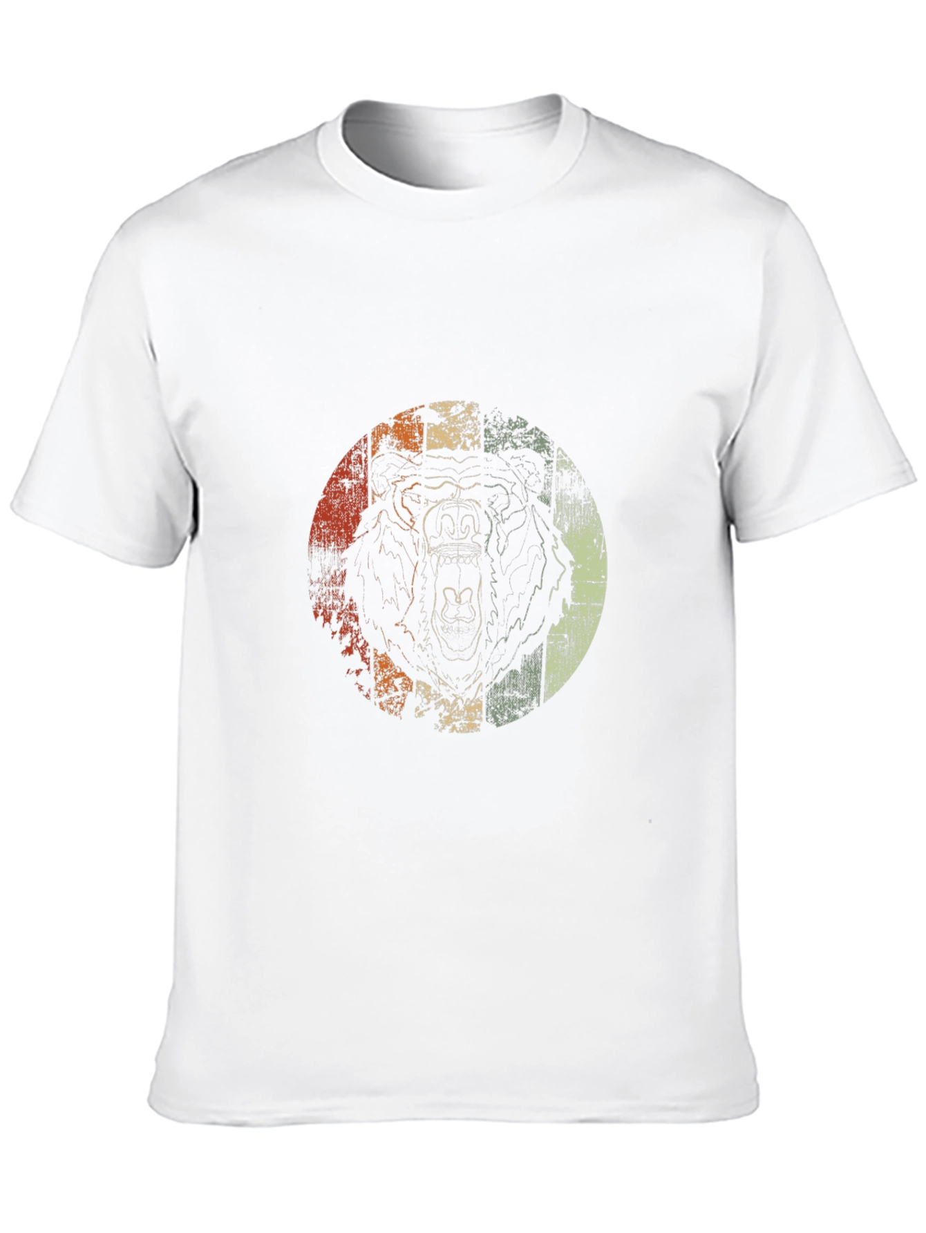 Black Retro Grizzly Bear Graphic Tee - Black view 10