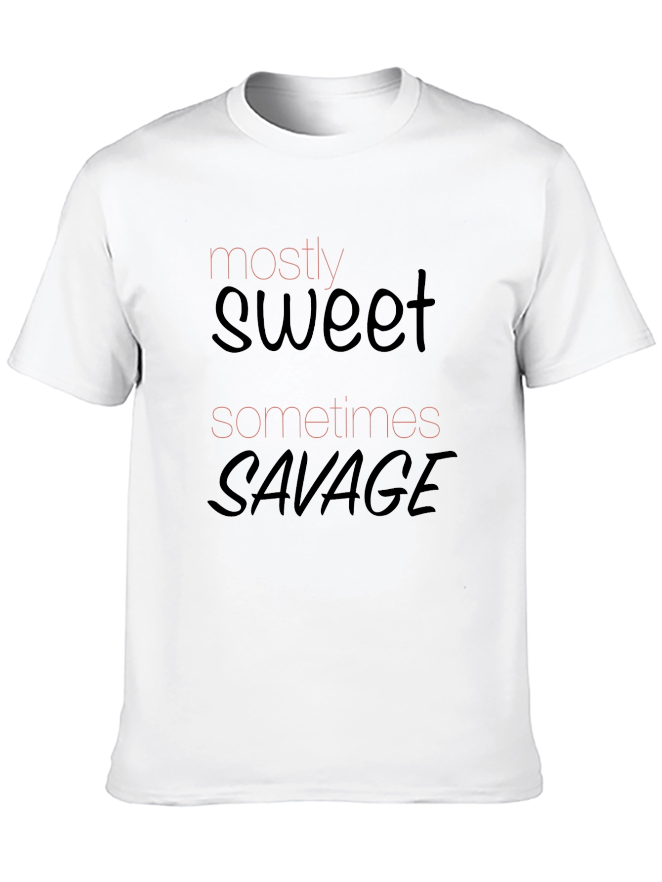 Black Sweet & Savage Graphic Tee - Black view 10