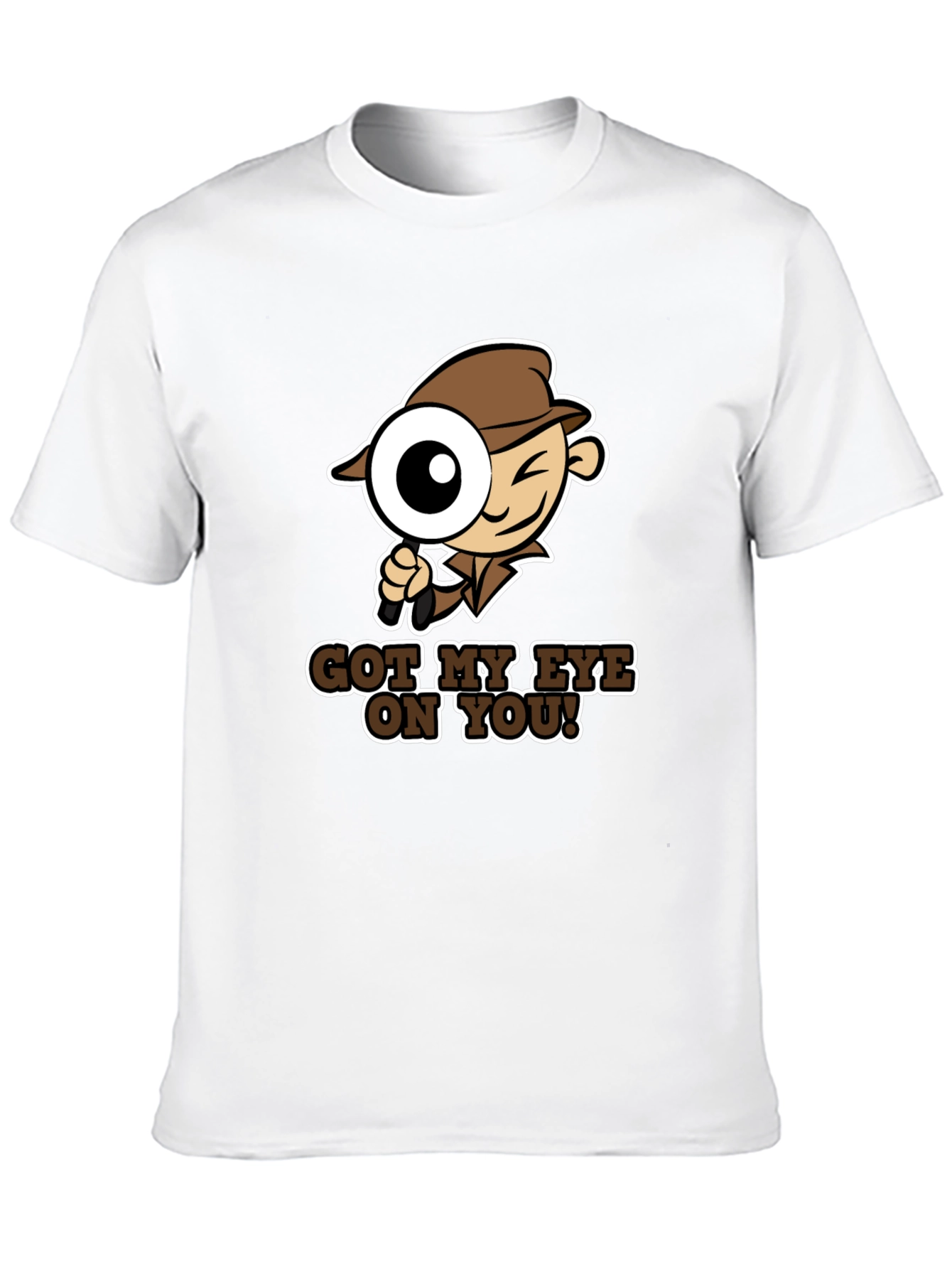 Black Got My Eye On You! Graphic T-Shirt view 10