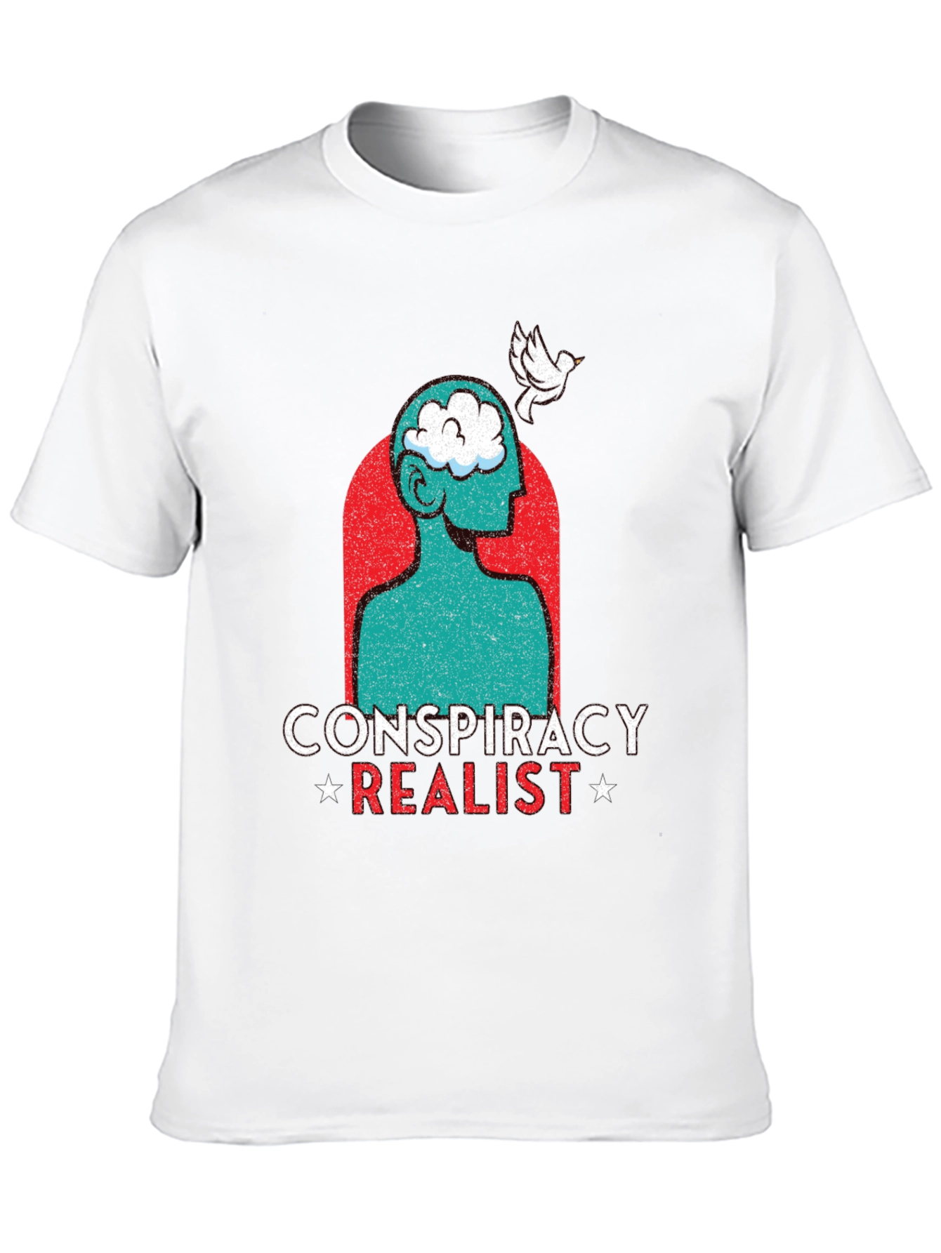 Black Conspiracy Realist T-Shirt view 10