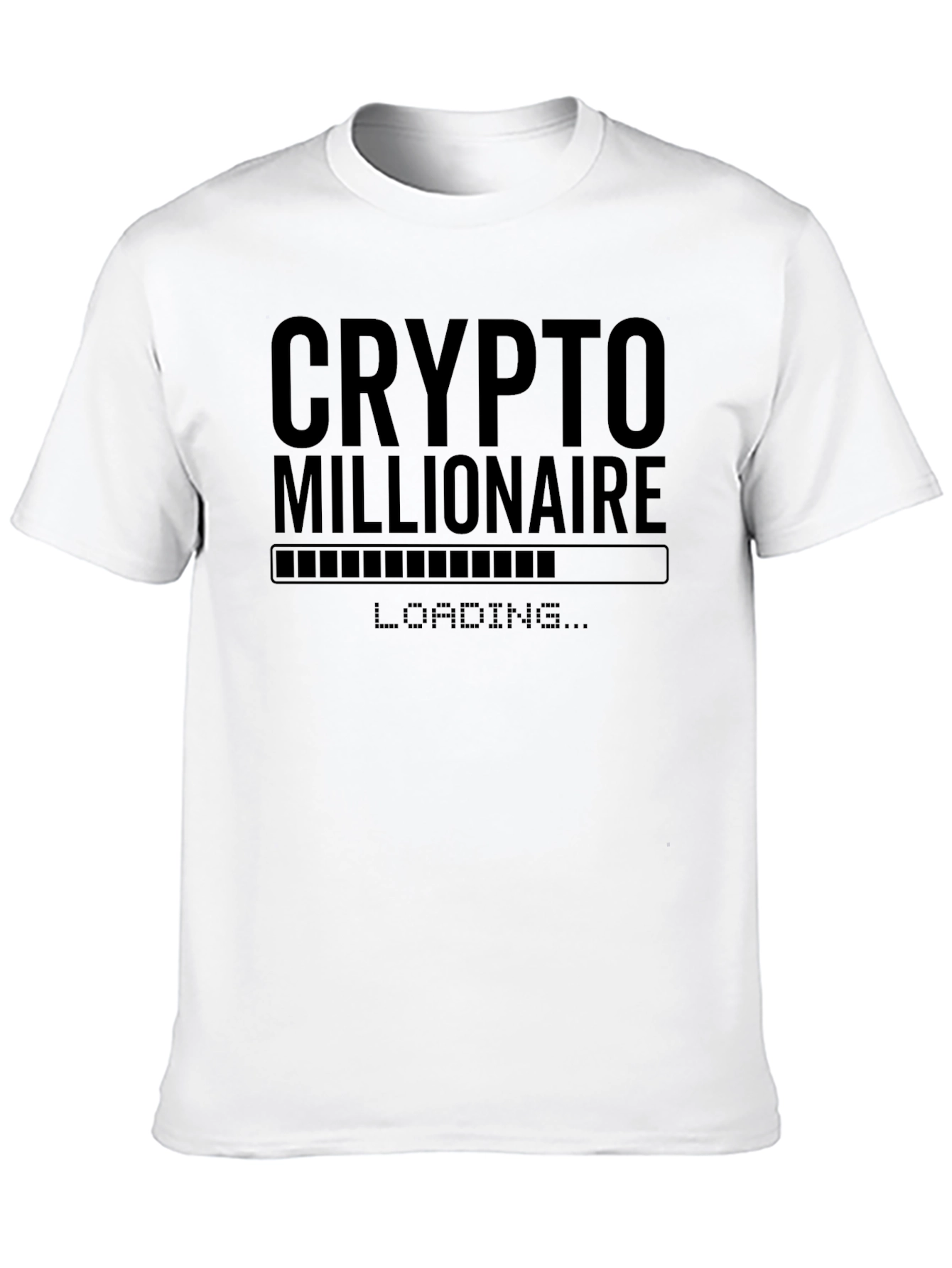 Black Crypto Millionaire Loading T-Shirt - Black view 10