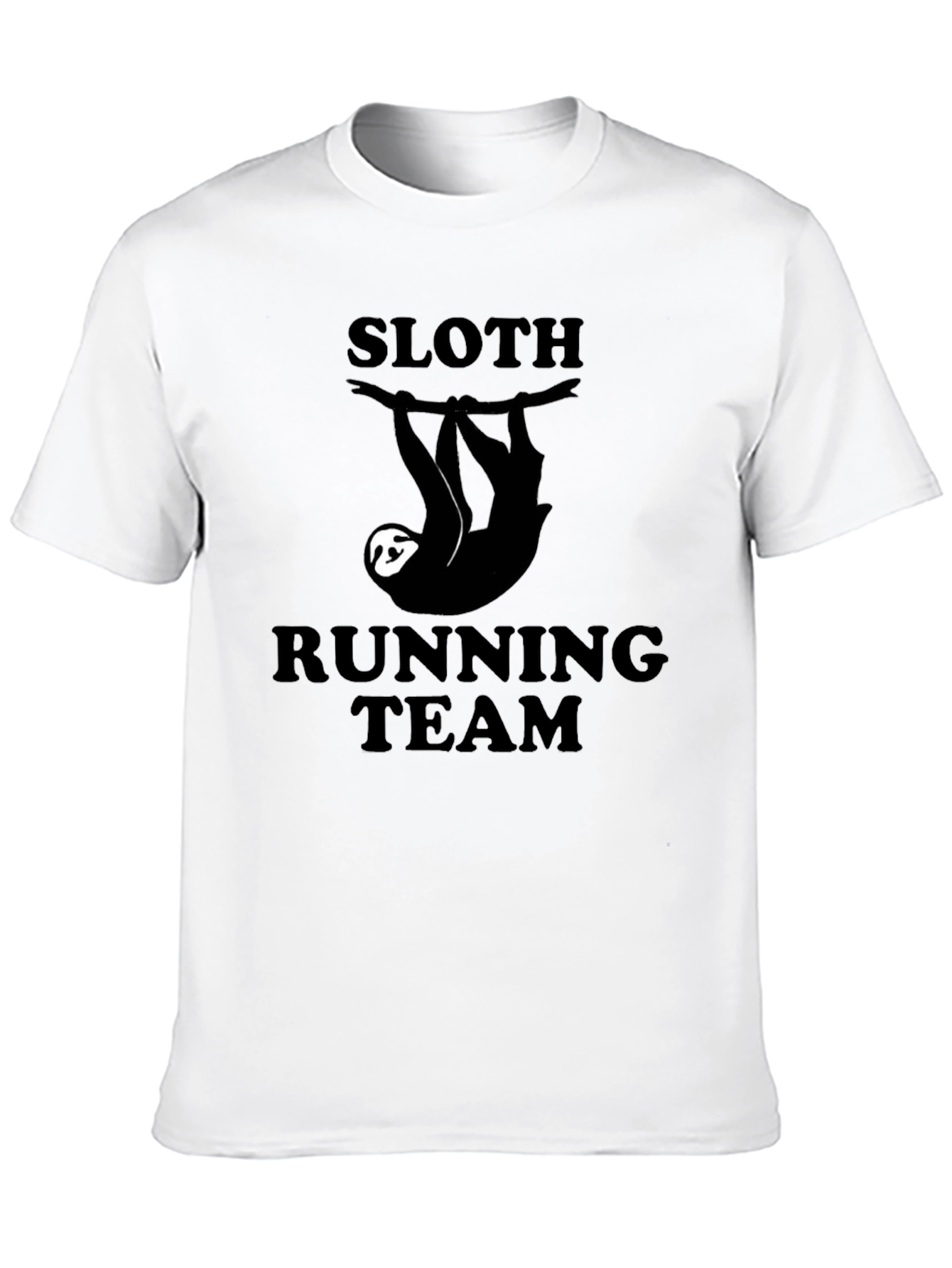 Black Sloth Running Team Graphic Tee view 10